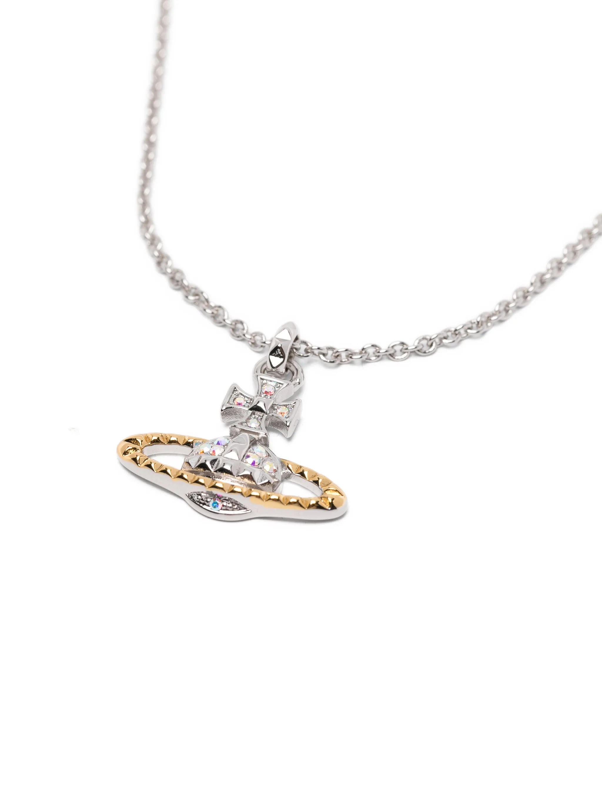 Mayfair crystal-pendant necklace