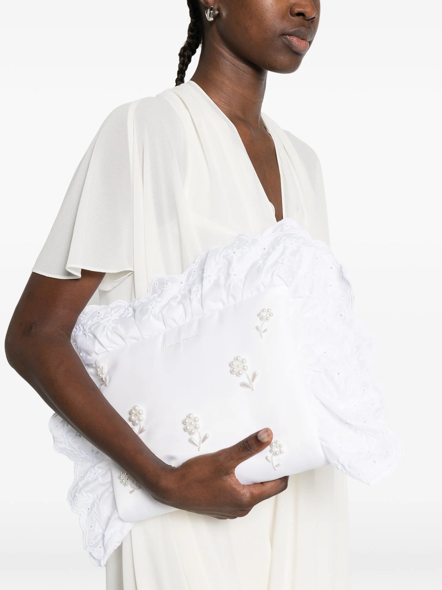 embellished clutch bag