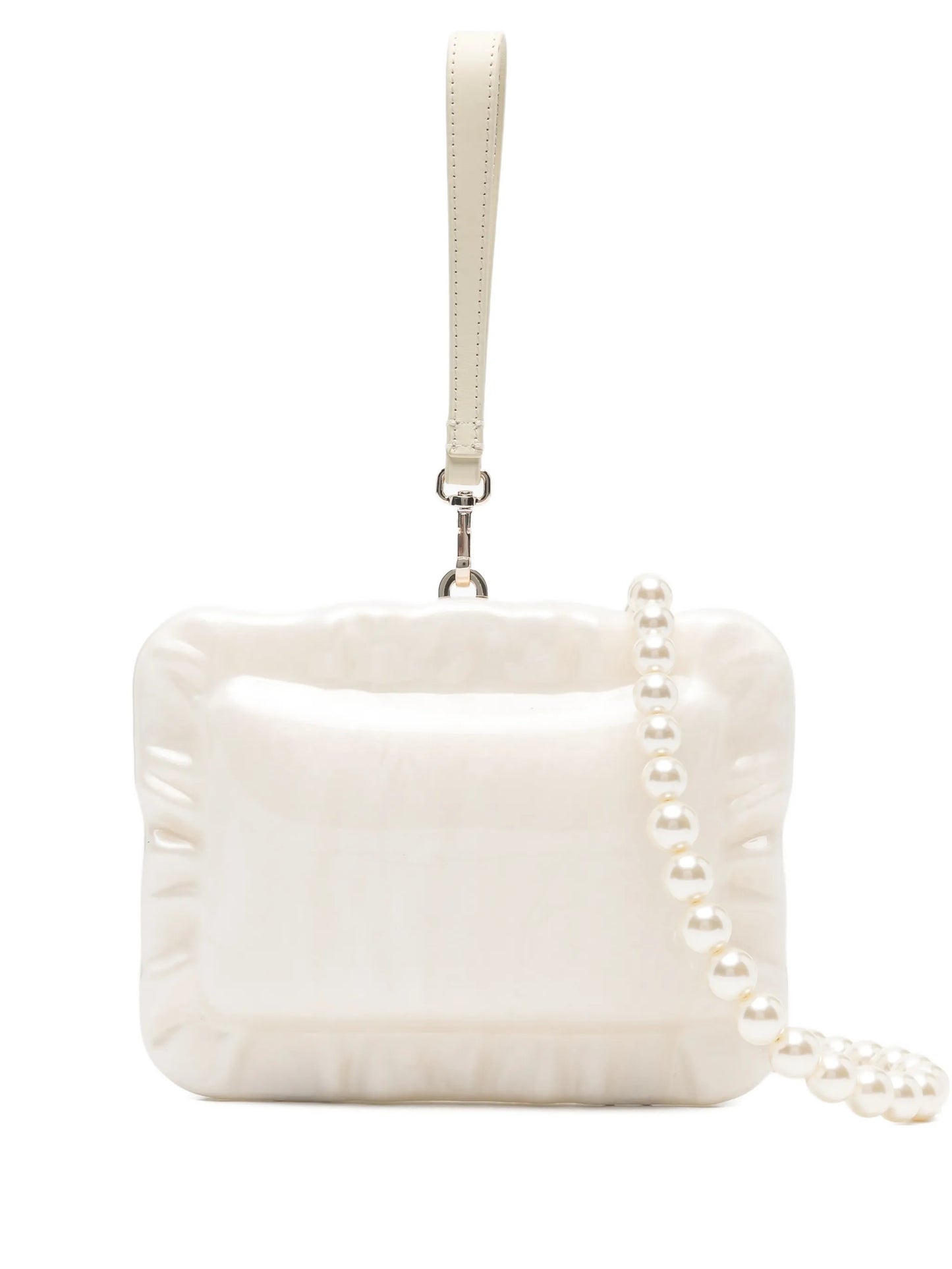 pearl pillowcase clutch