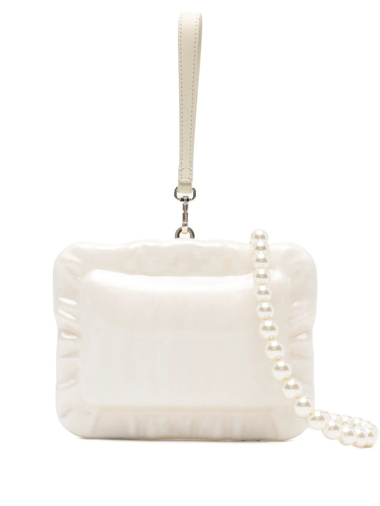 pearl pillowcase clutch