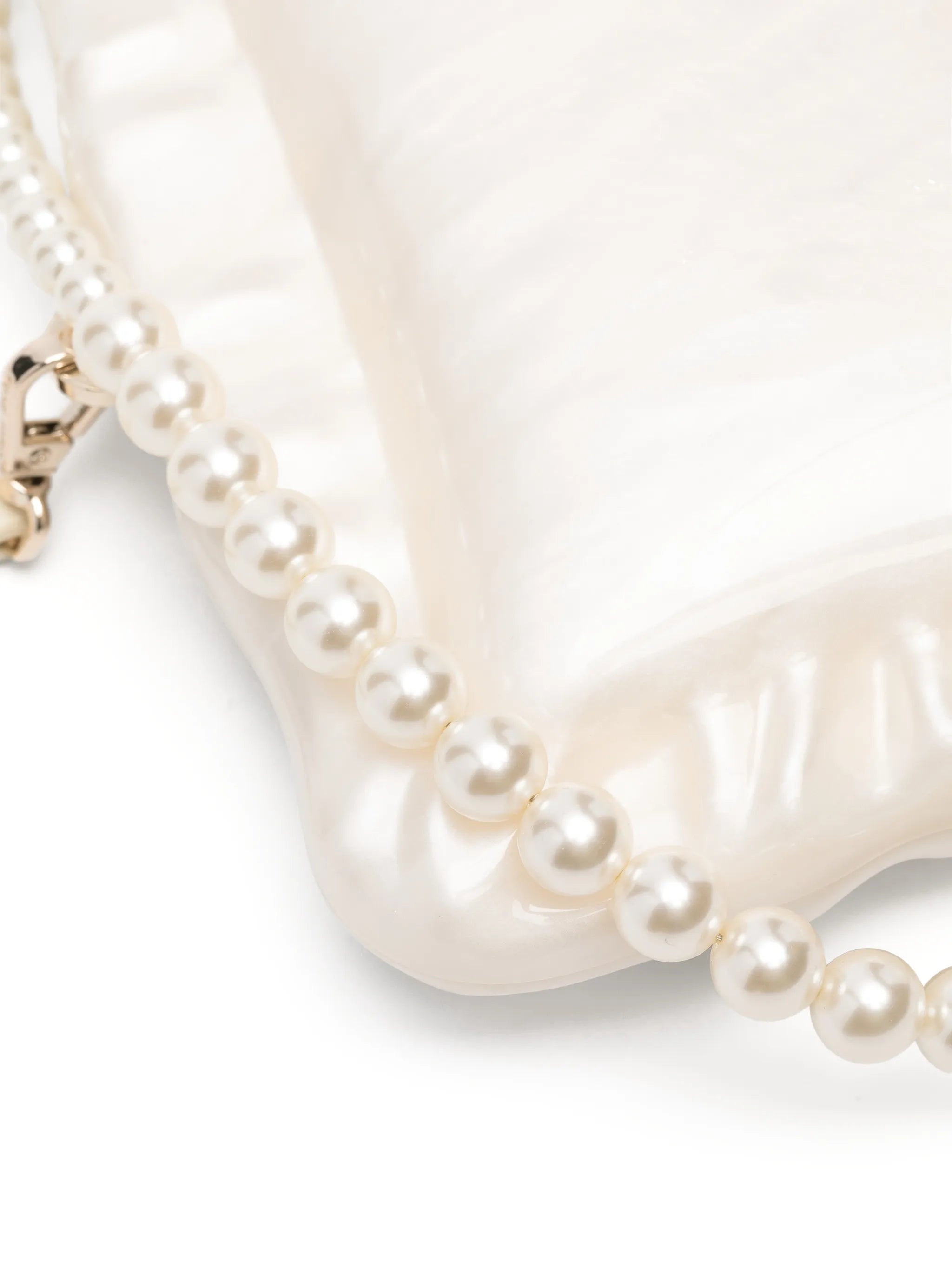 pearl pillowcase clutch