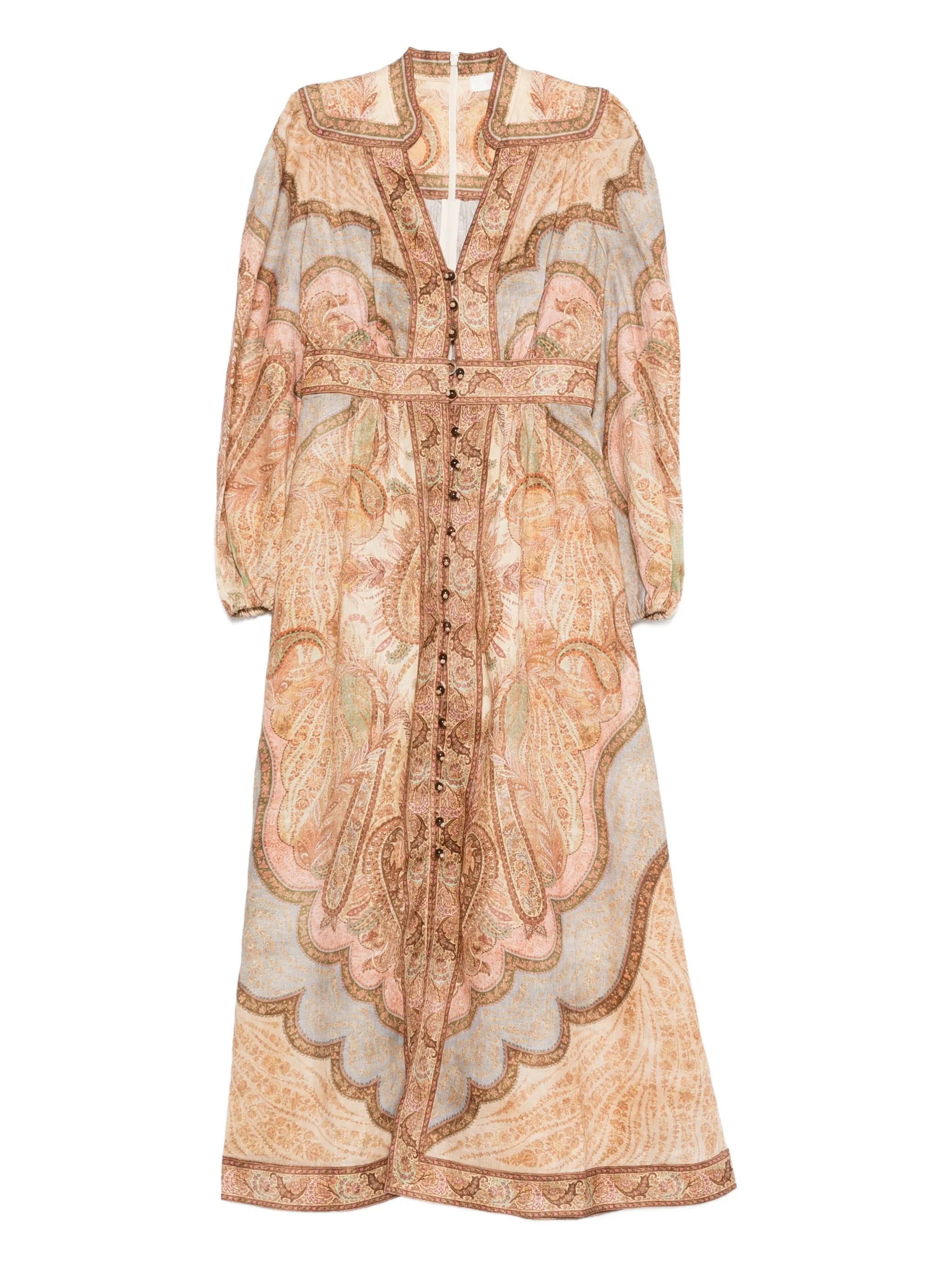 Wanderlust plunge midi dress