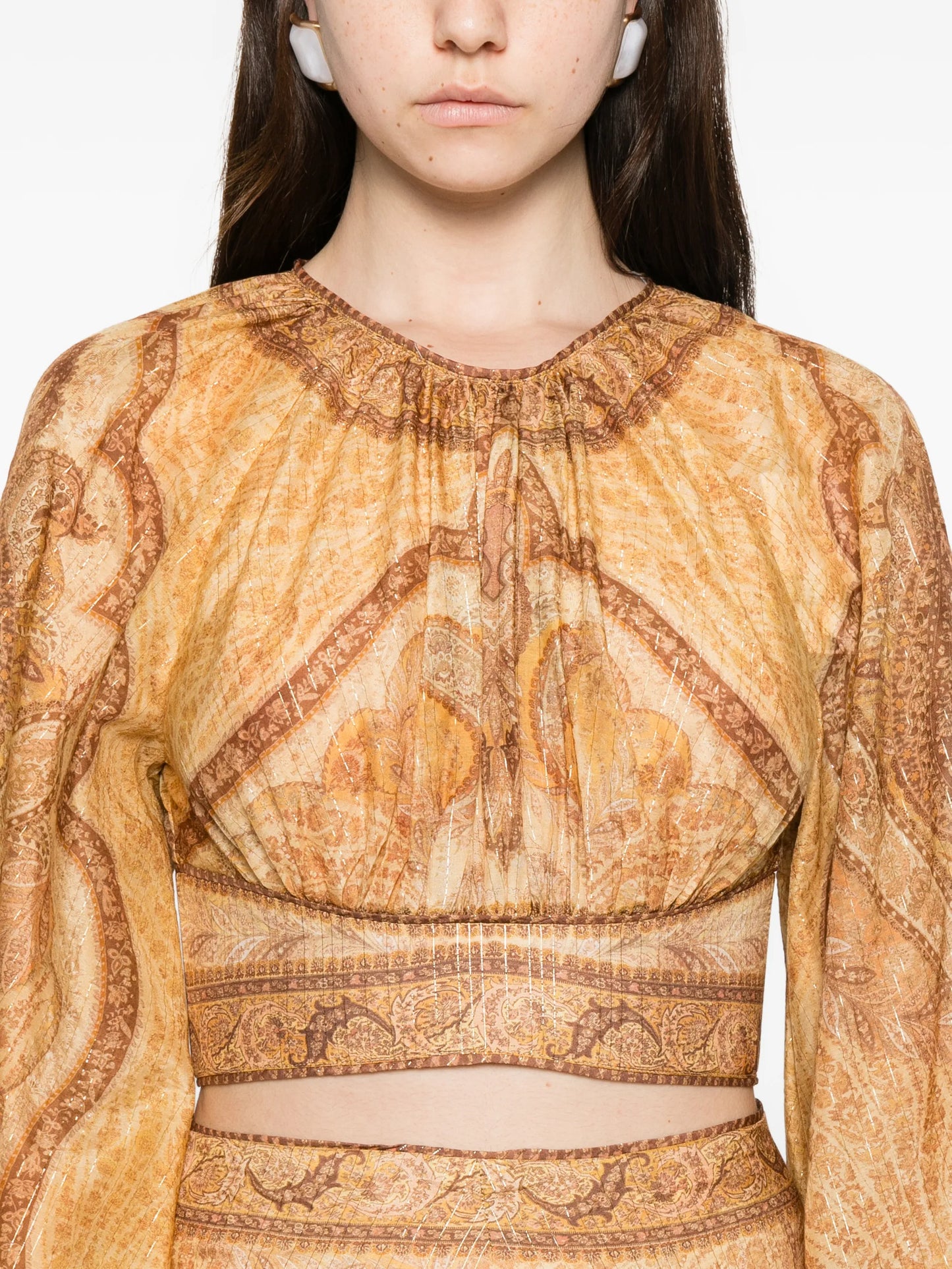 Wanderlust printed blouse