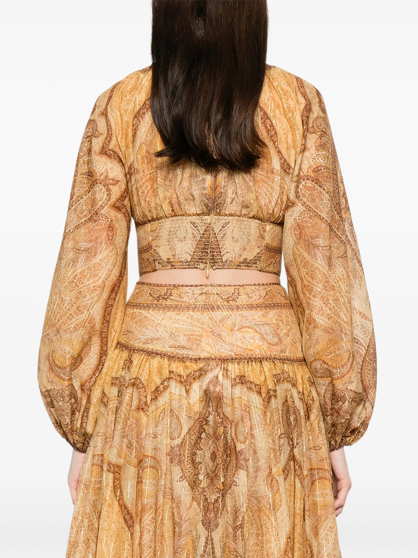 Wanderlust printed blouse