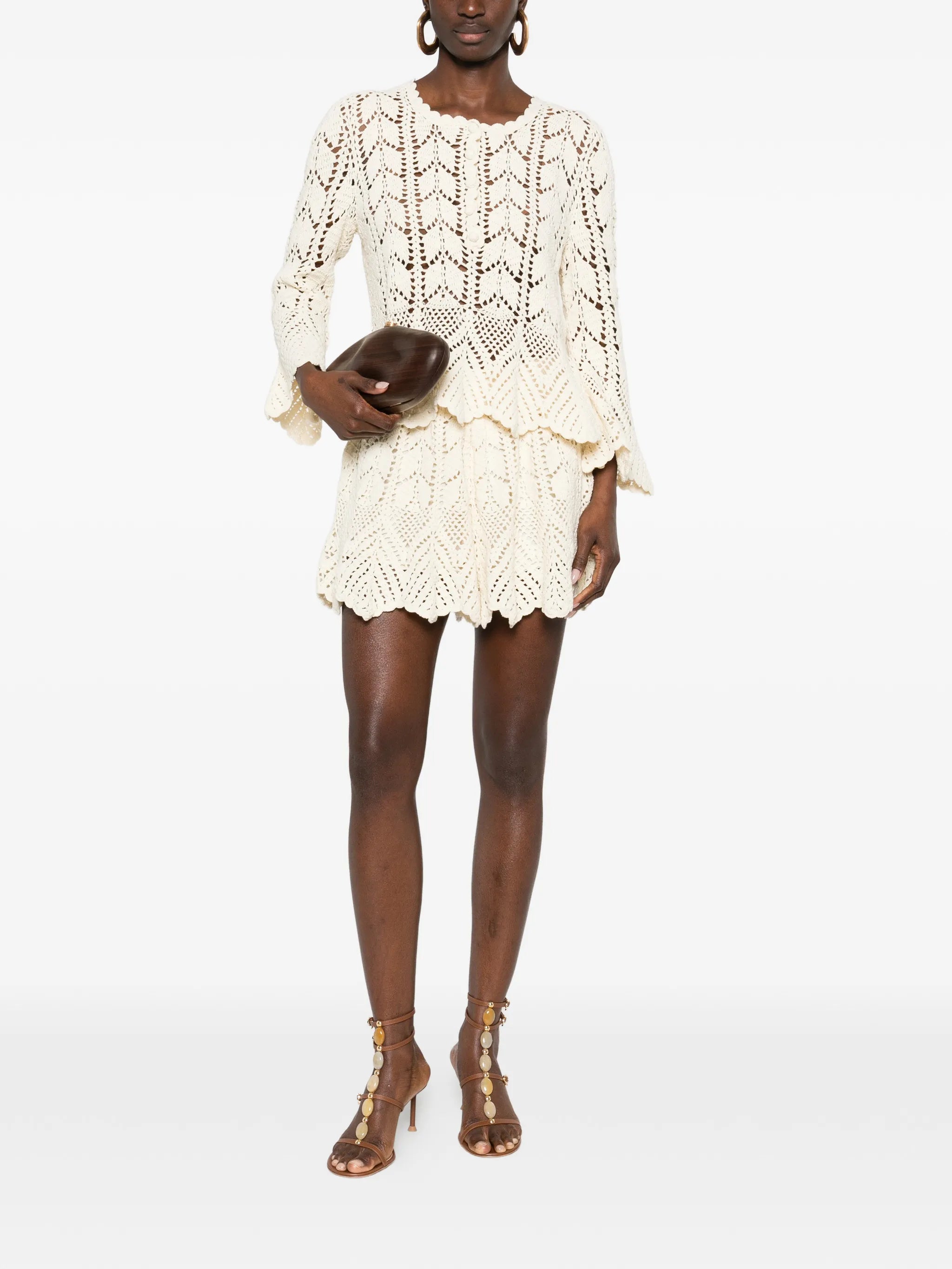 Awaken crochet shorts
