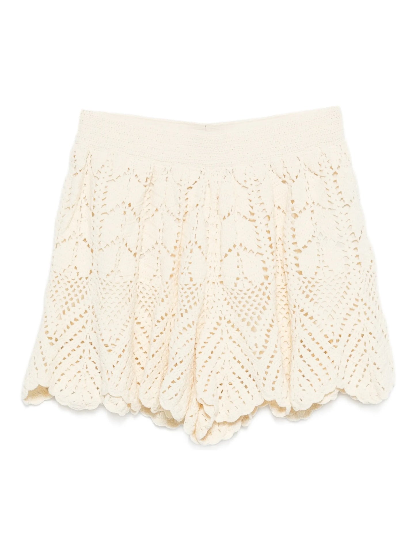 Awaken lace crochet shorts