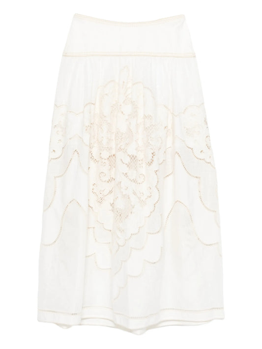 Daylight embroidered maxi skirt