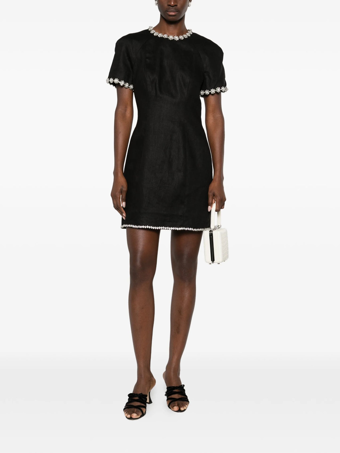 Rebellion embellished mini dress