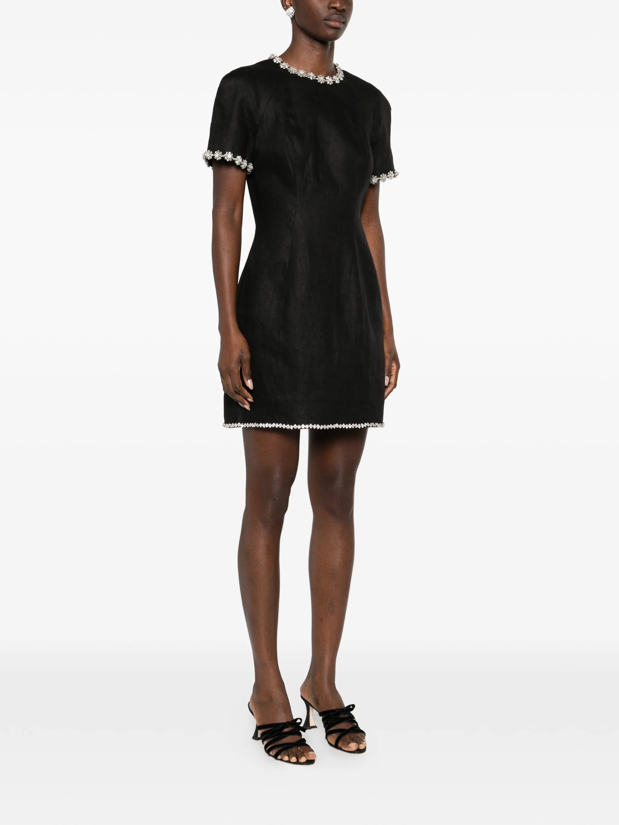 Rebellion embellished mini dress