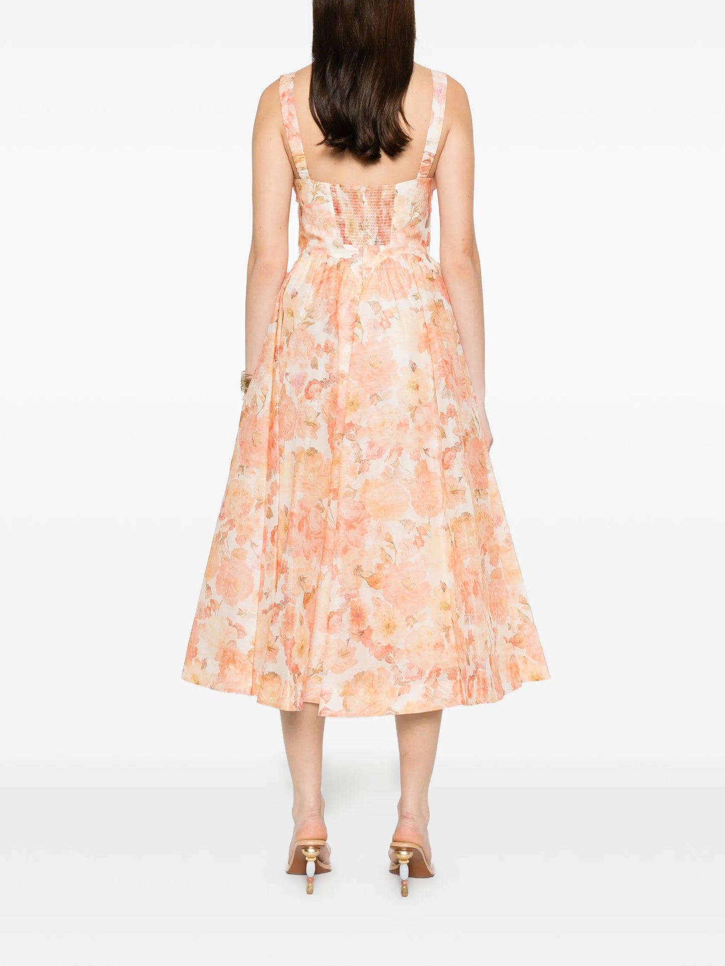 Rebellion floral midi dress