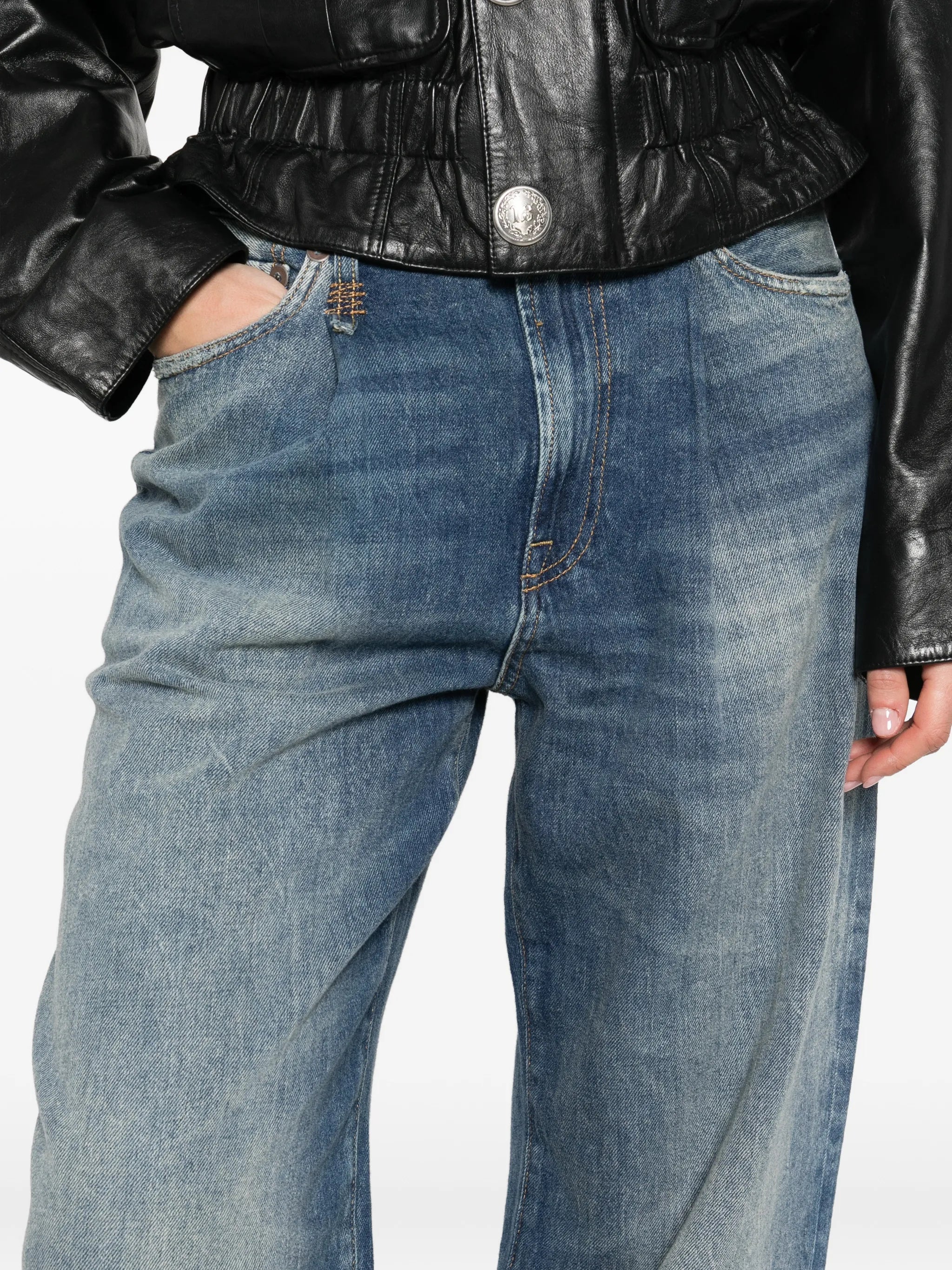 wide leg damon jeans