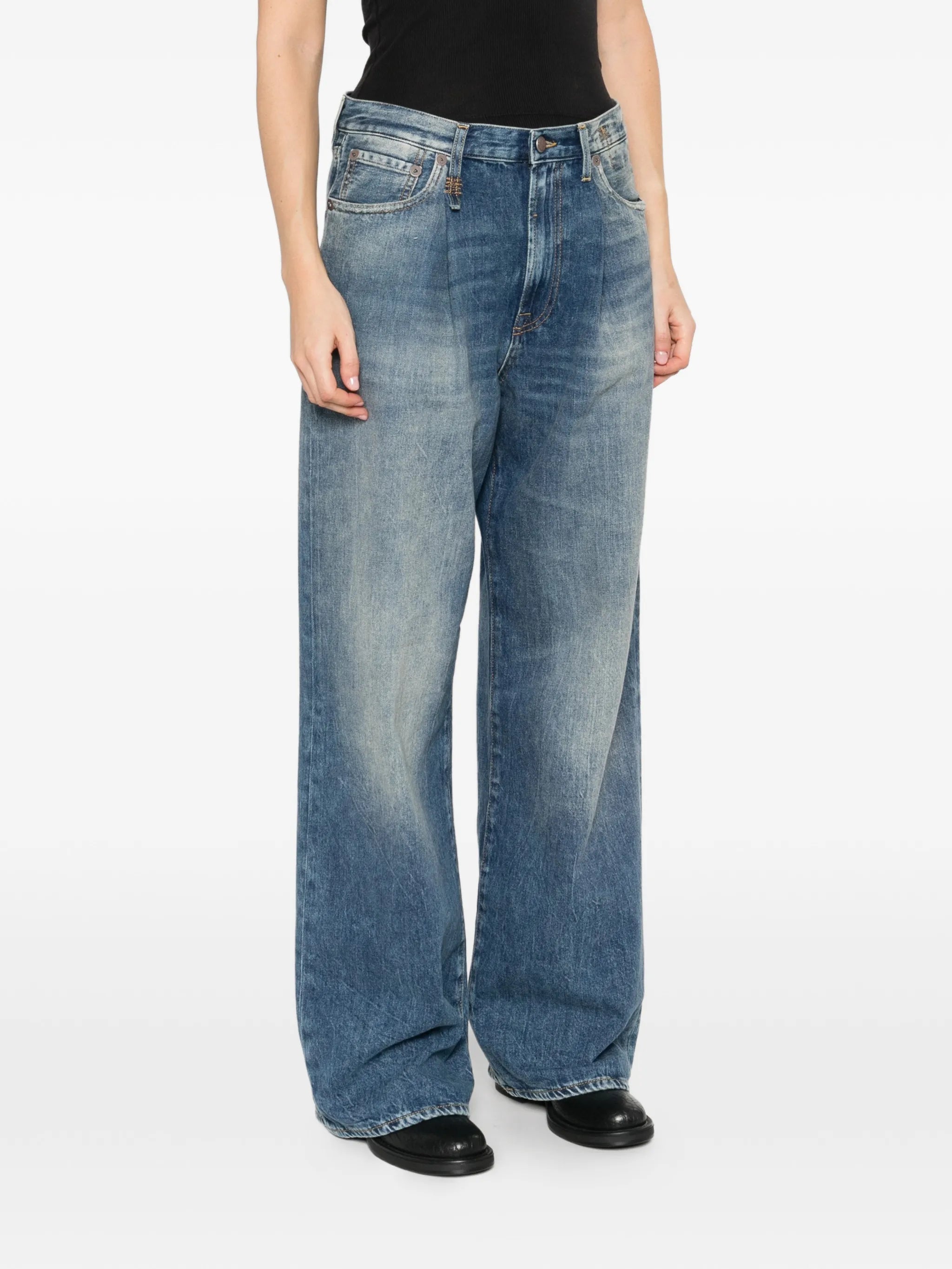 wide leg damon jeans