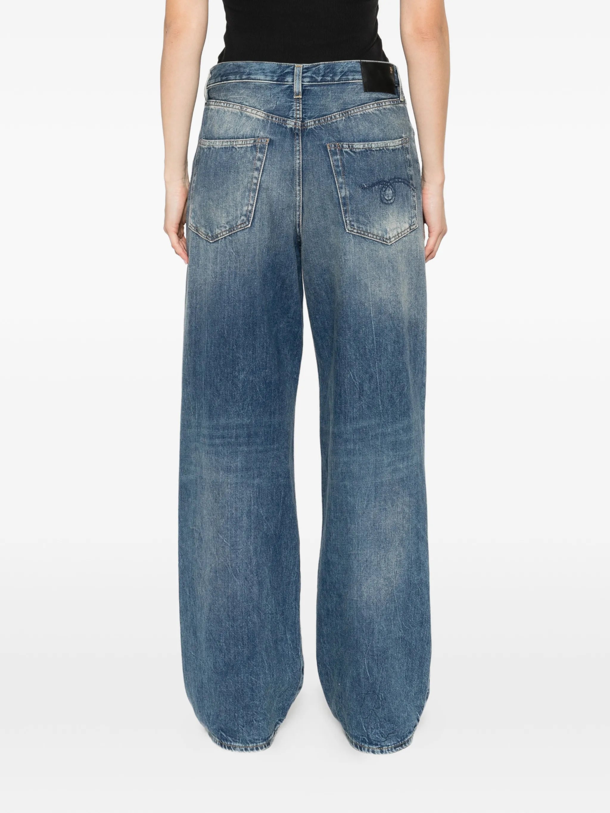 wide leg damon jeans