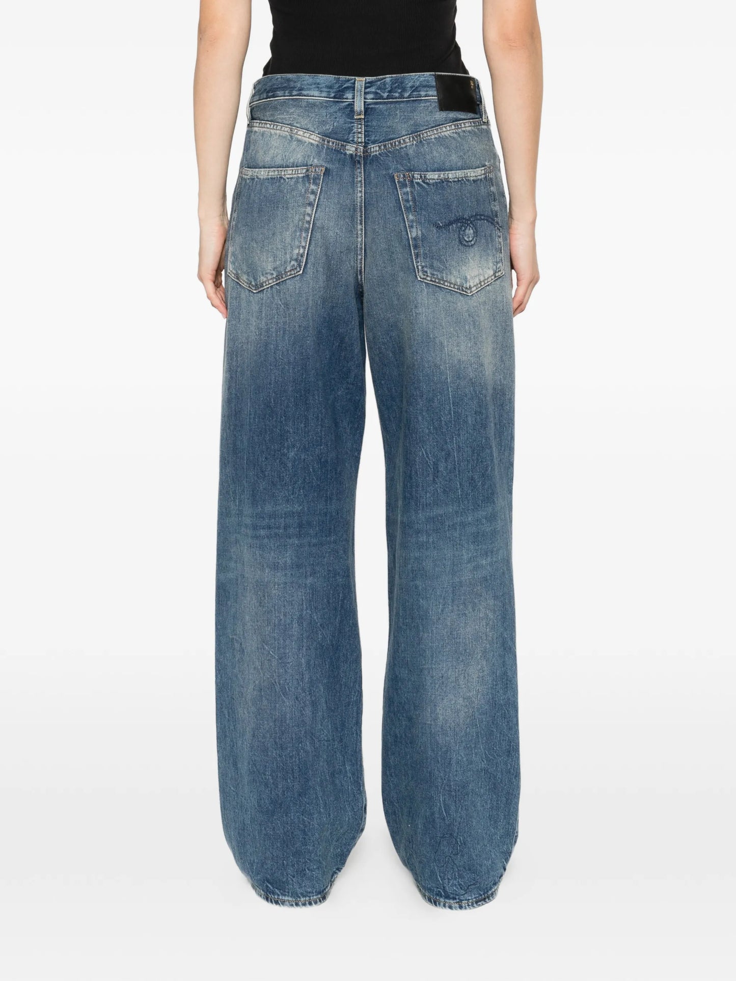 wide leg damon jeans