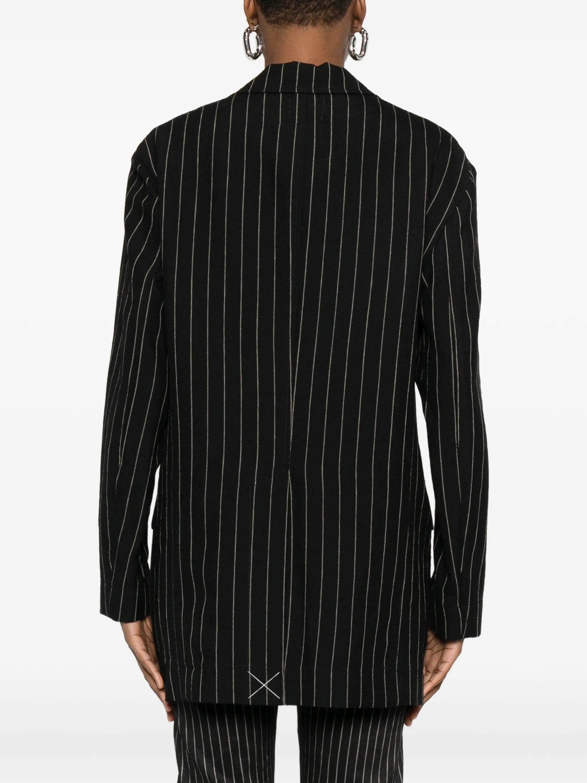 oversize pinstripe blazer