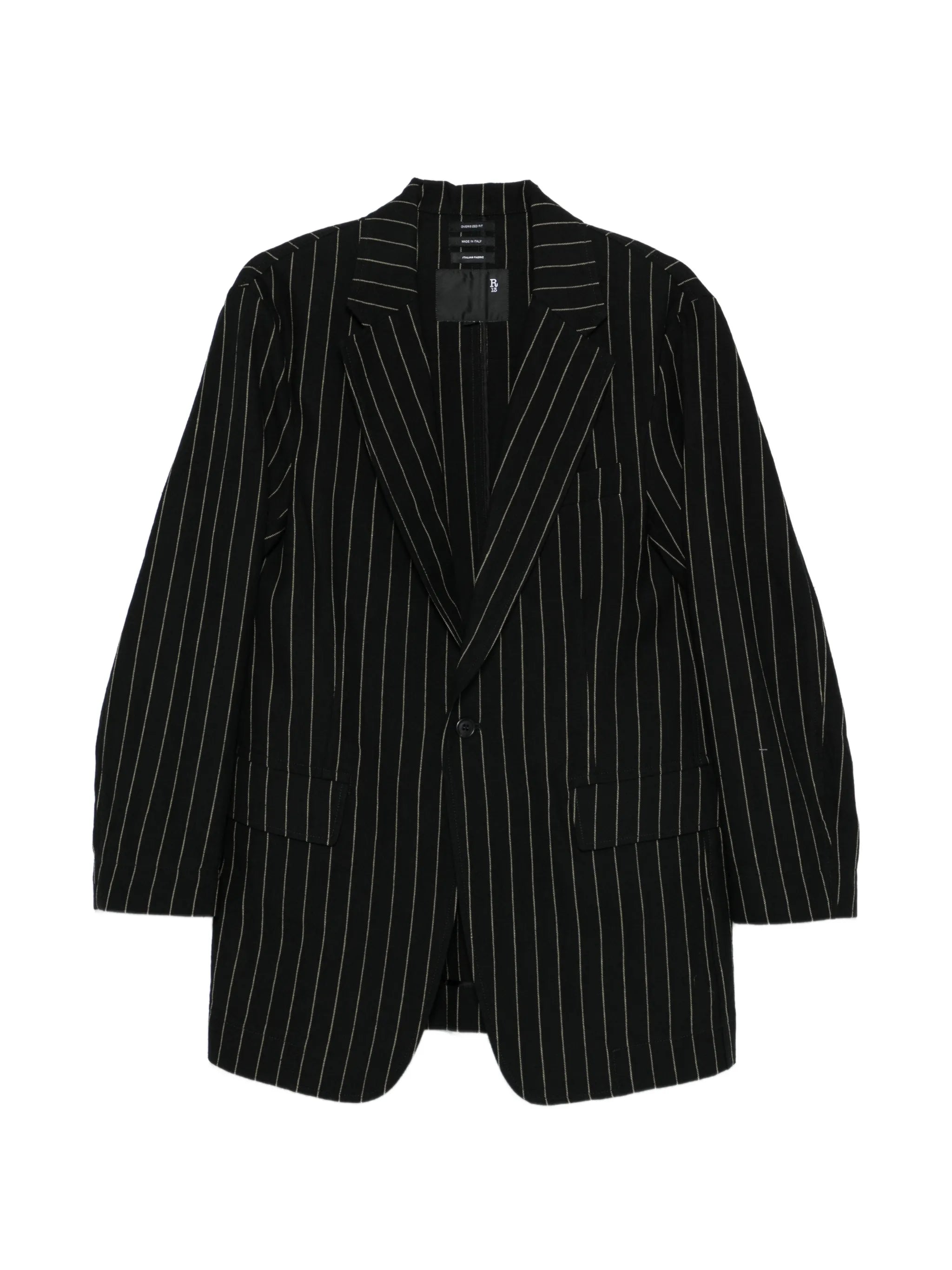 oversize pinstripe blazer
