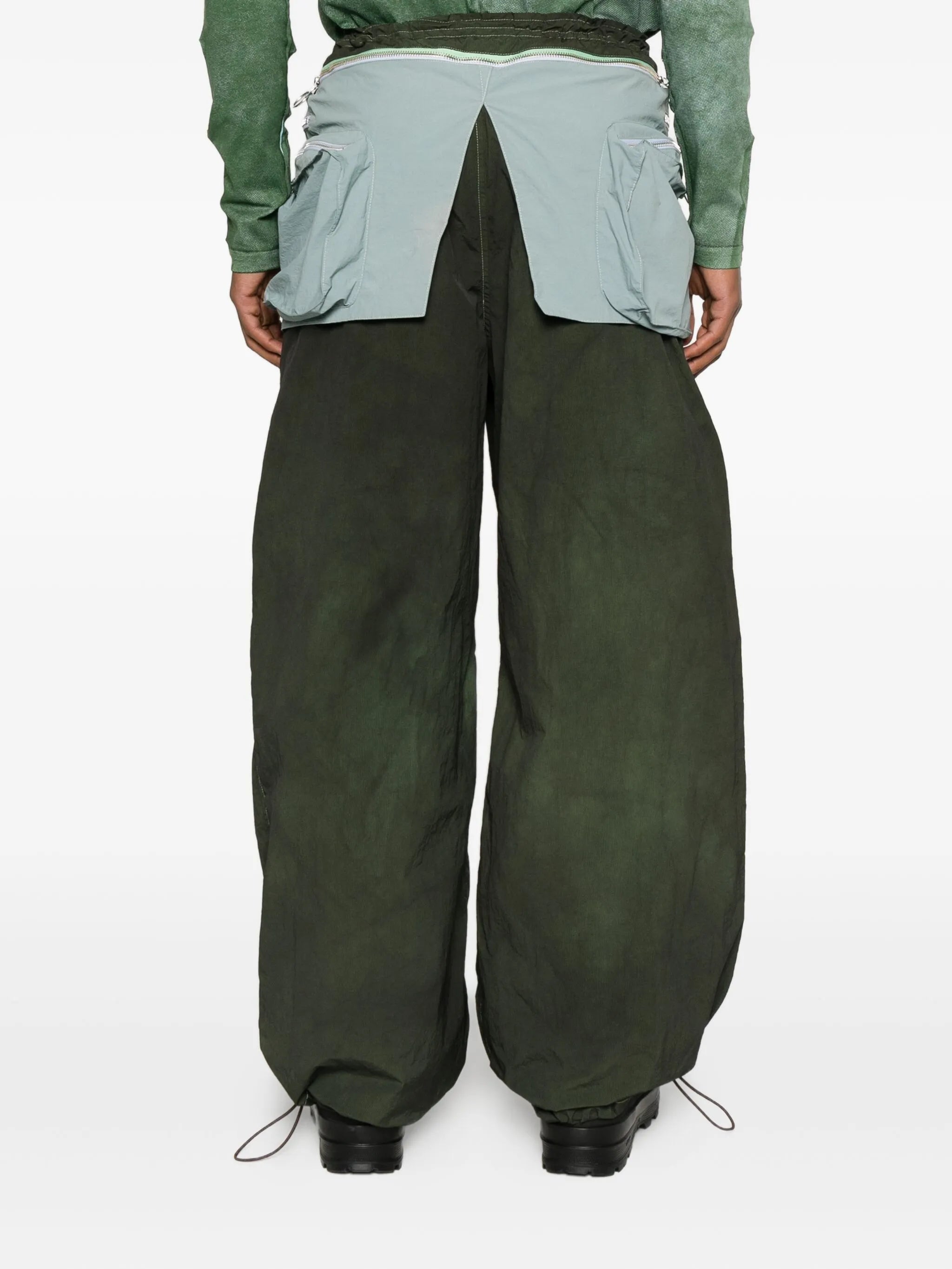 detachable-wrap trousers