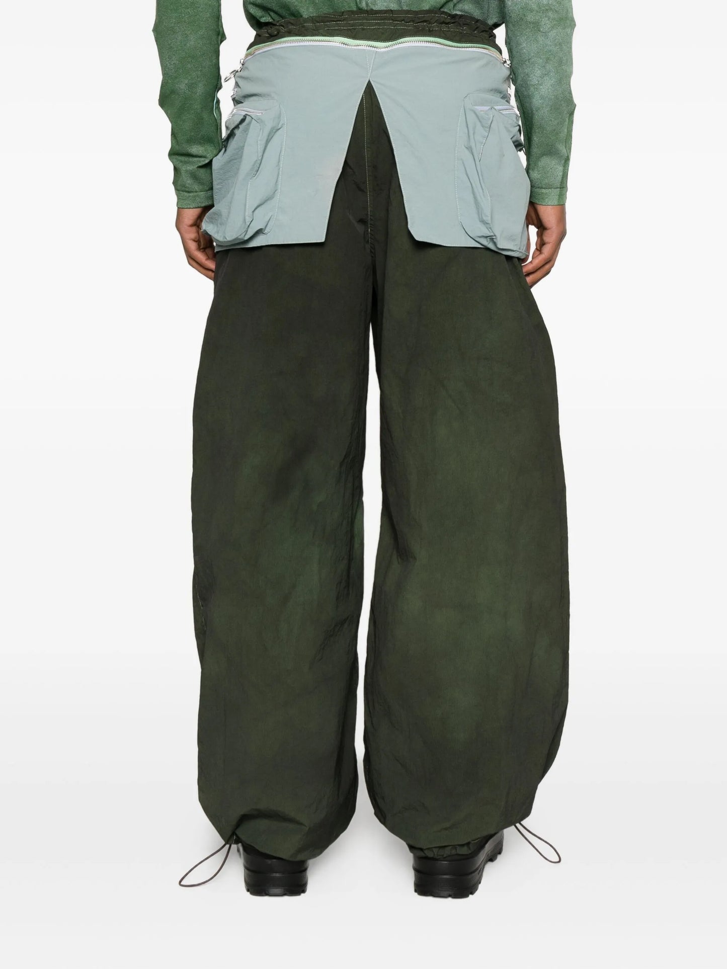 detachable-wrap trousers