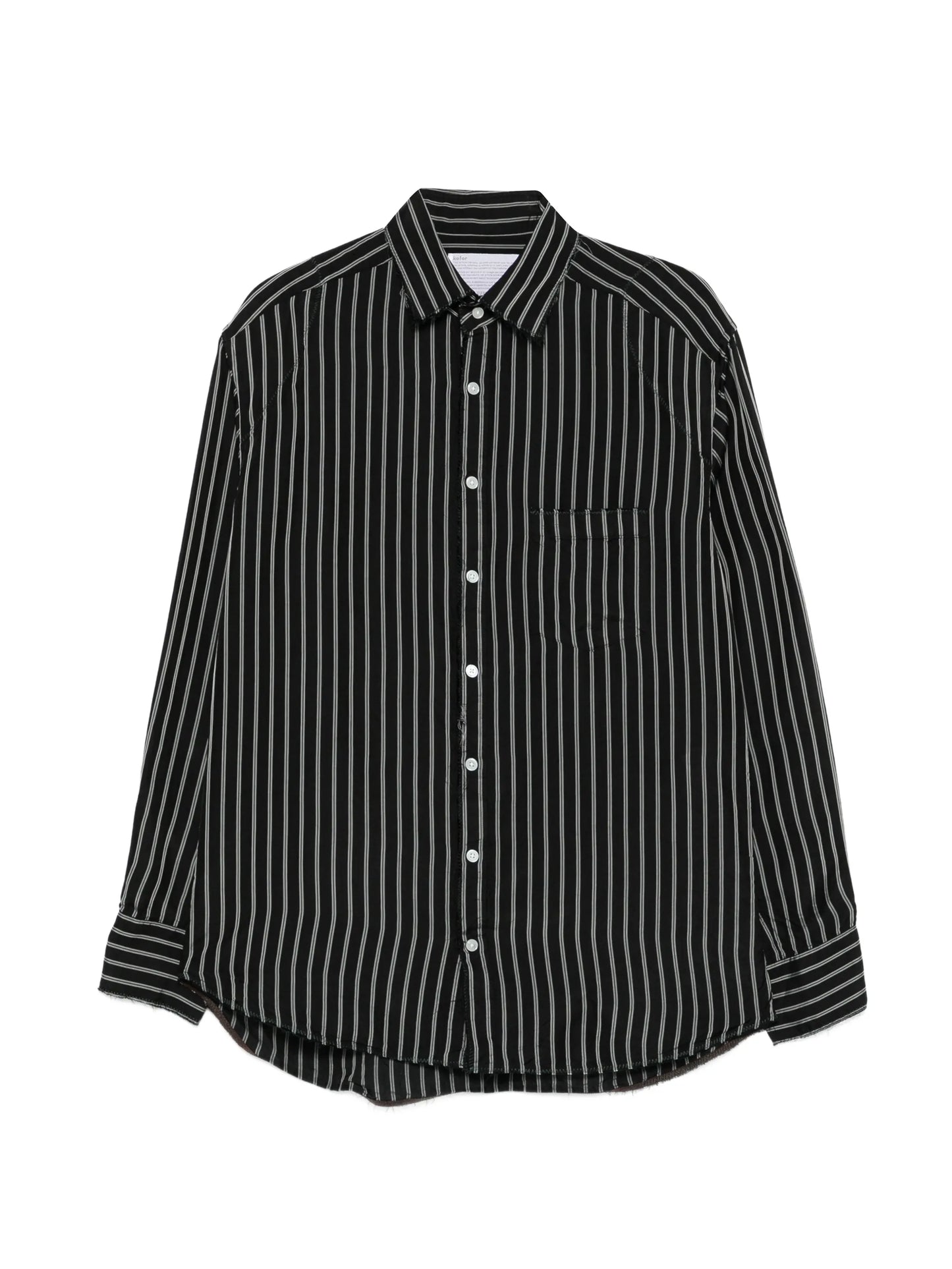 striped long-sleeve shirt