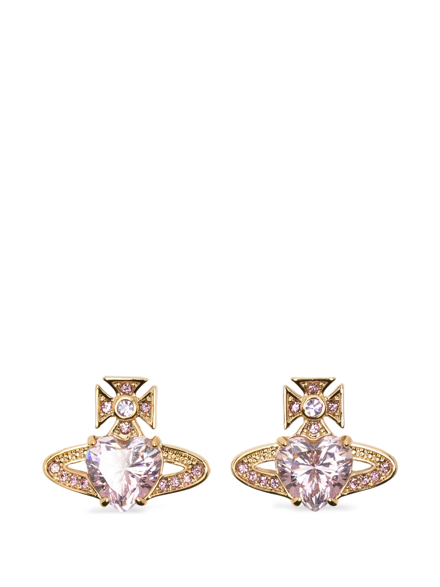 Ariella heart-stud earrings