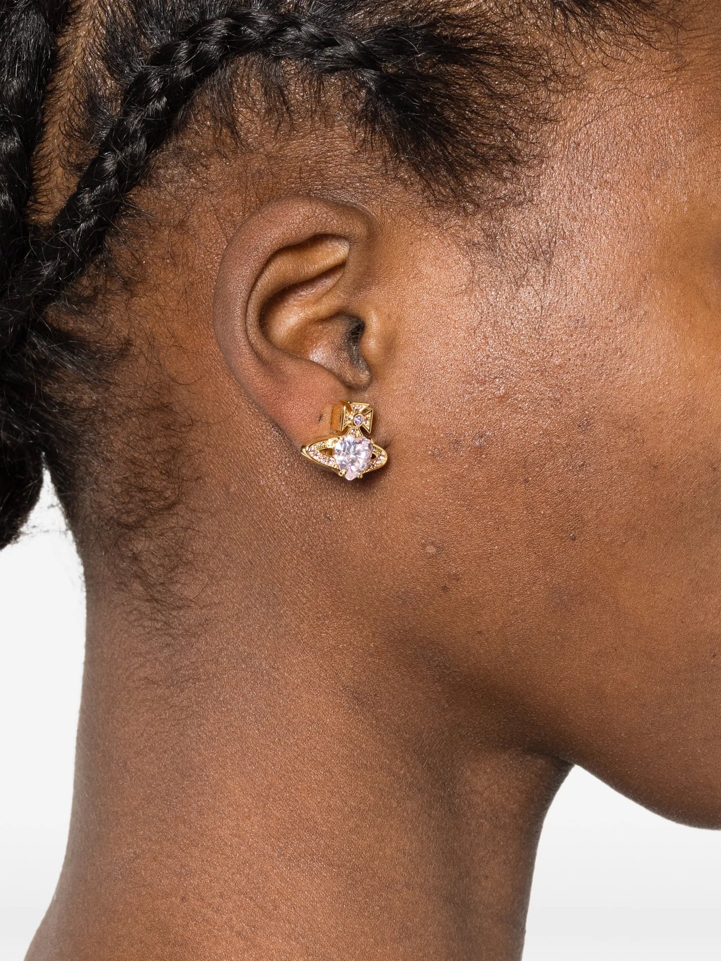 Ariella heart-stud earrings