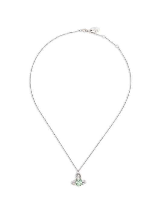 Ariella light green pendant necklace