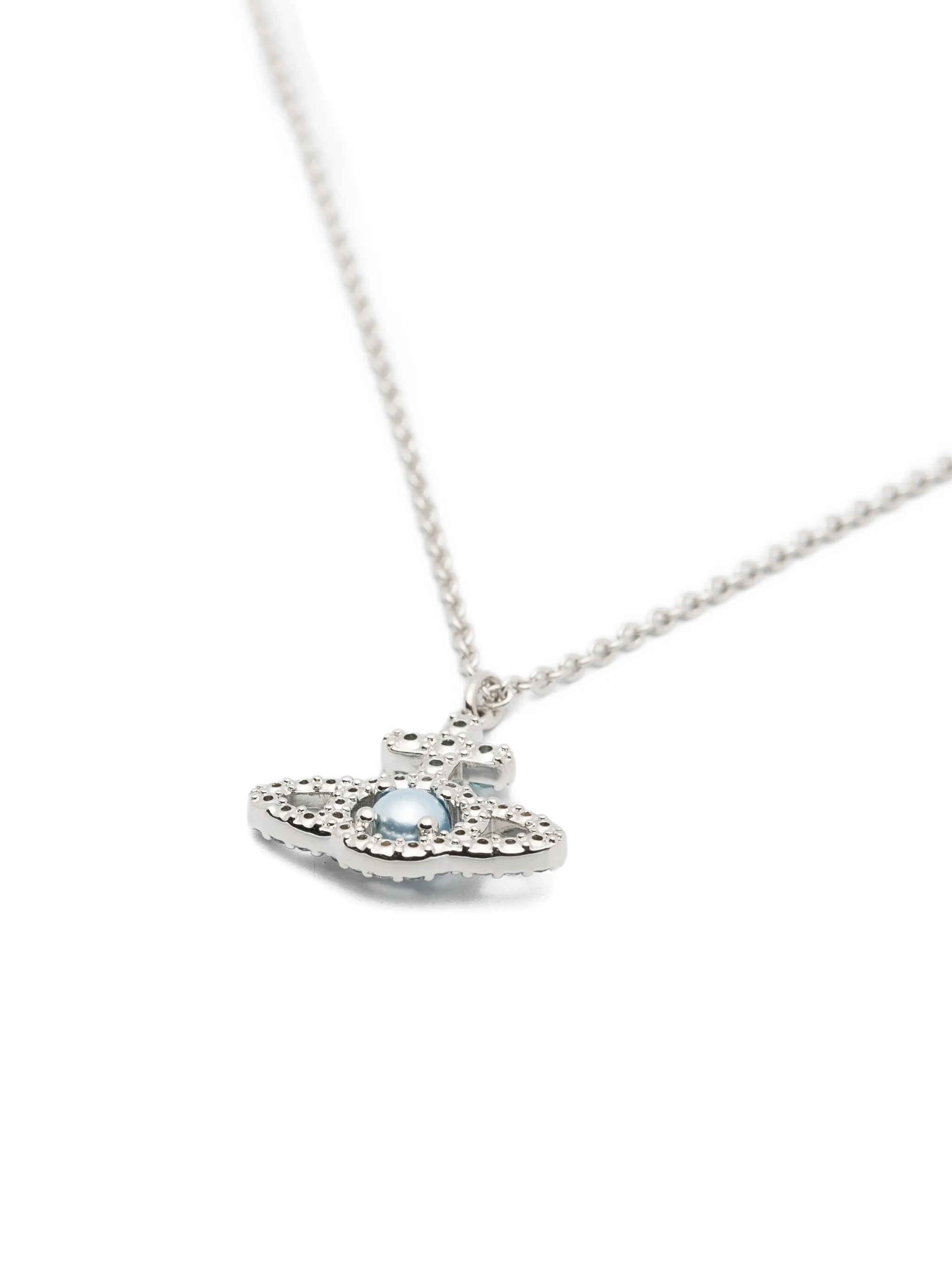 Olympia Pearl orb-pendant necklace