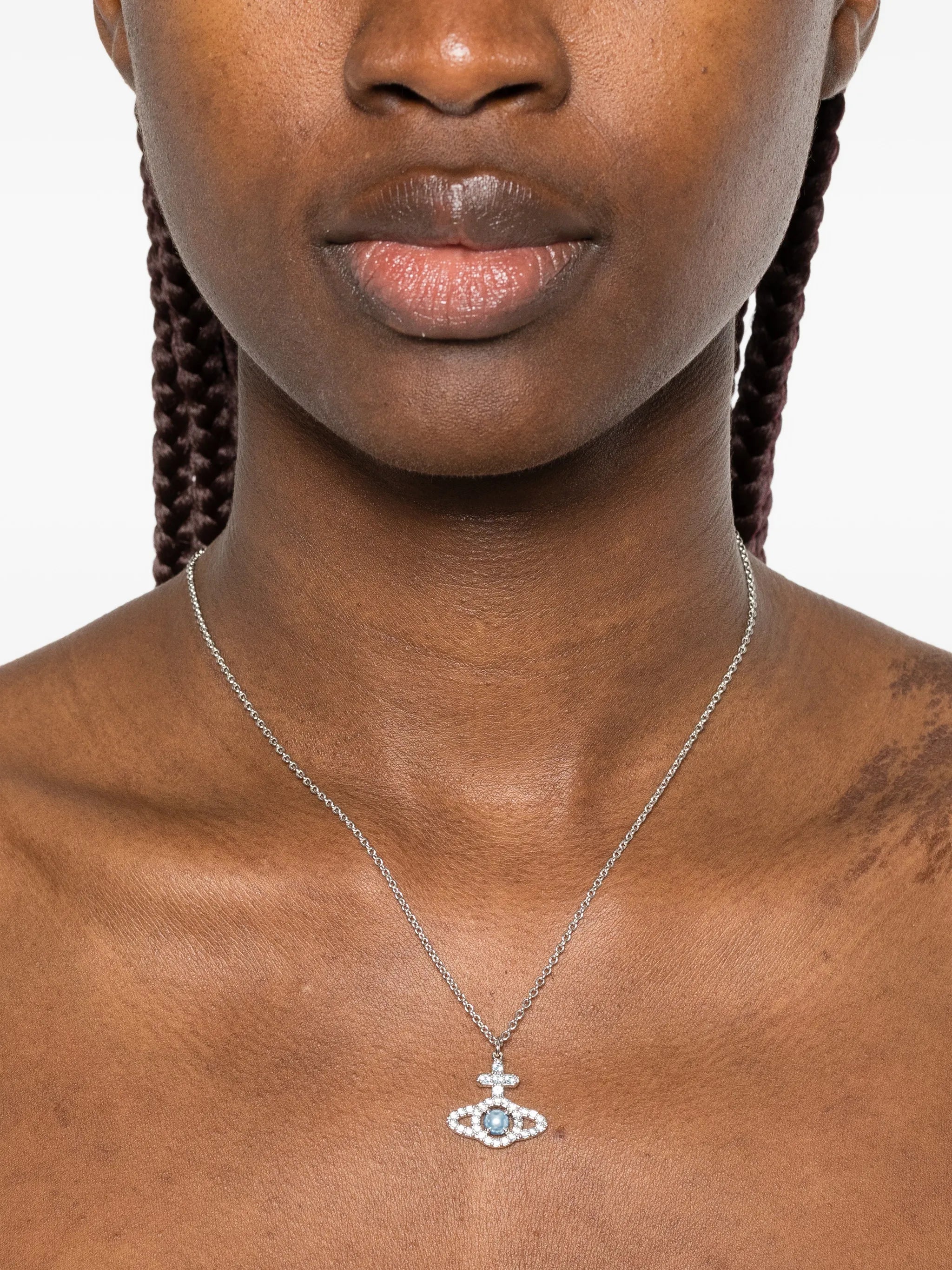 Olympia Pearl orb-pendant necklace