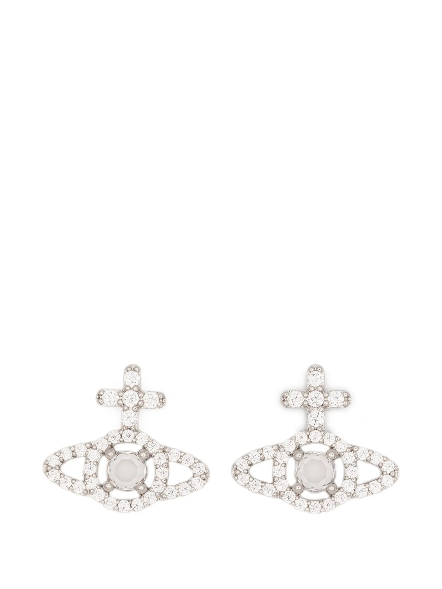Olympia crystal orb earrings