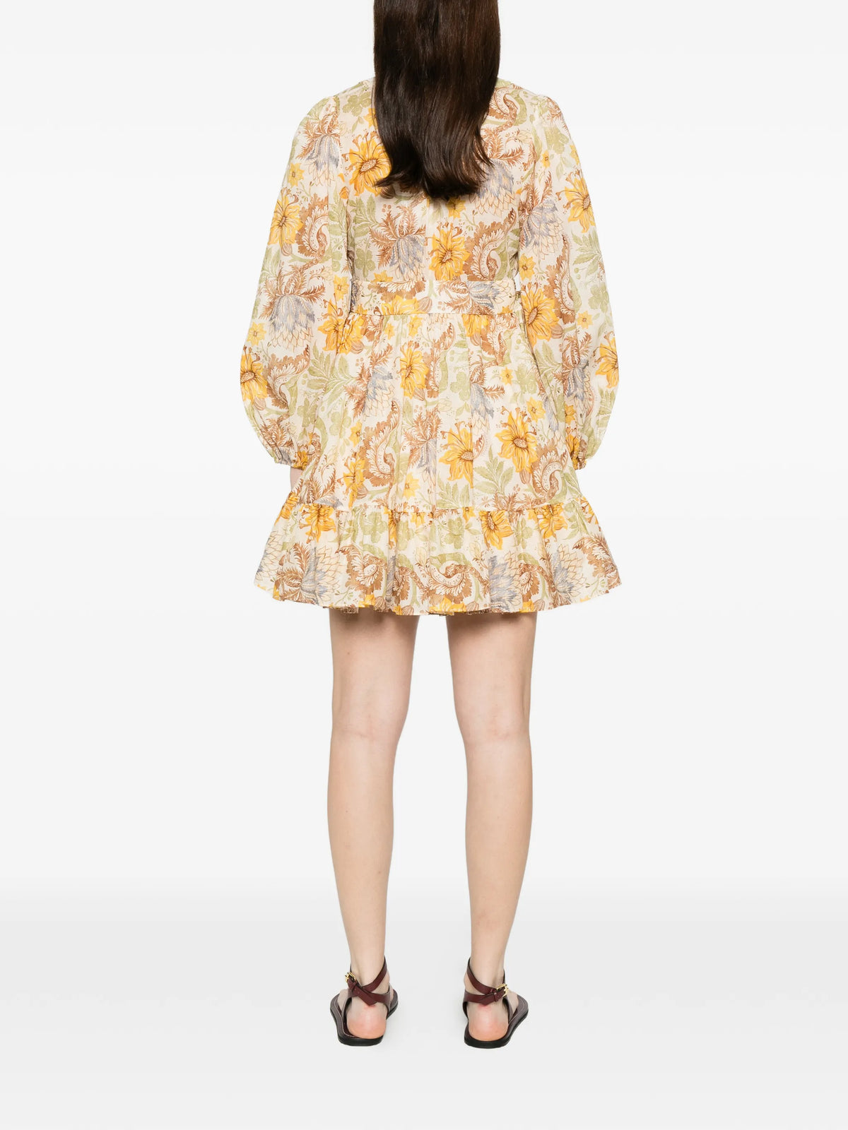 Daylight frill mini dress