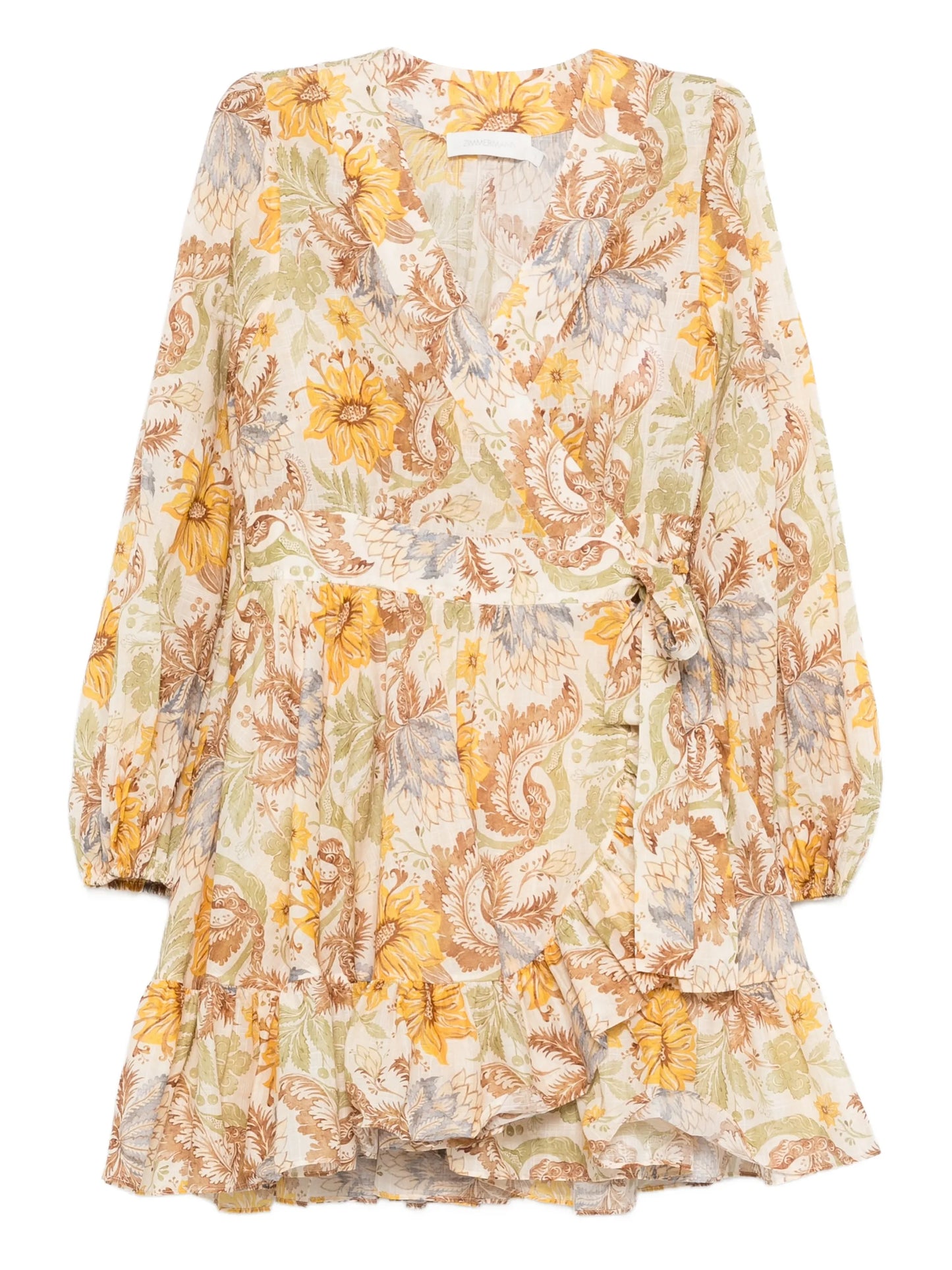 Daylight frill mini dress