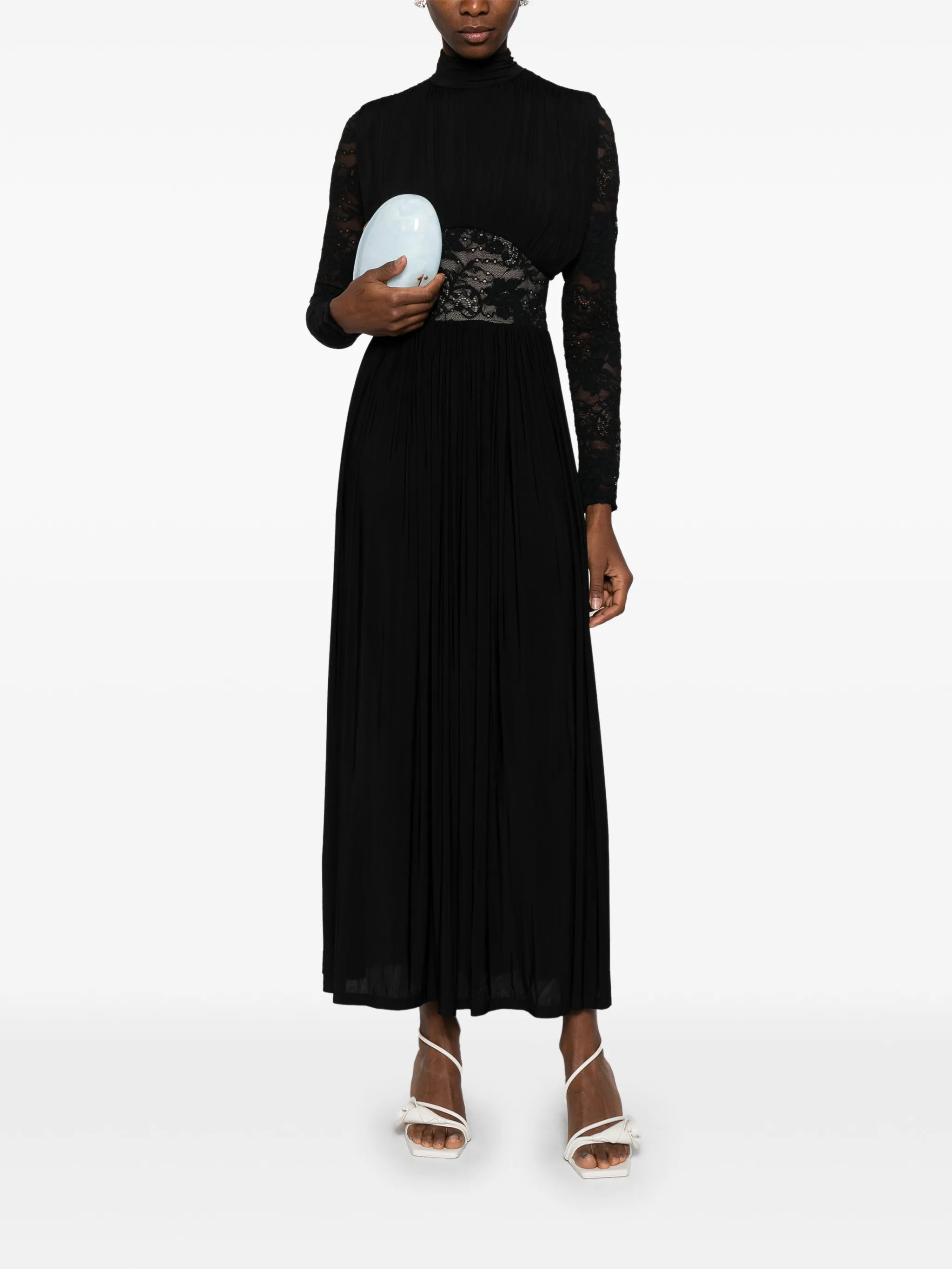 Rebellion lace-insert maxi dress