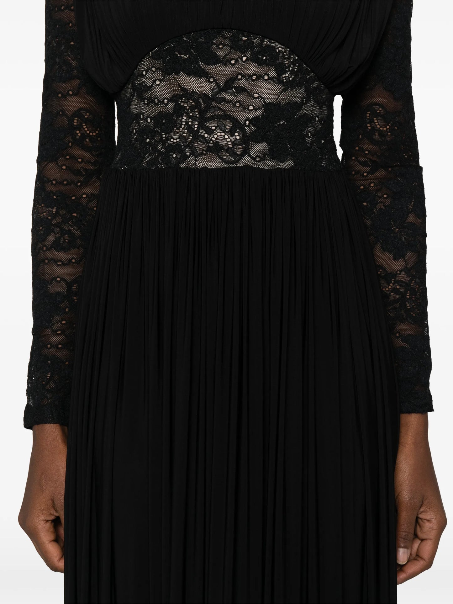 Rebellion lace-insert maxi dress