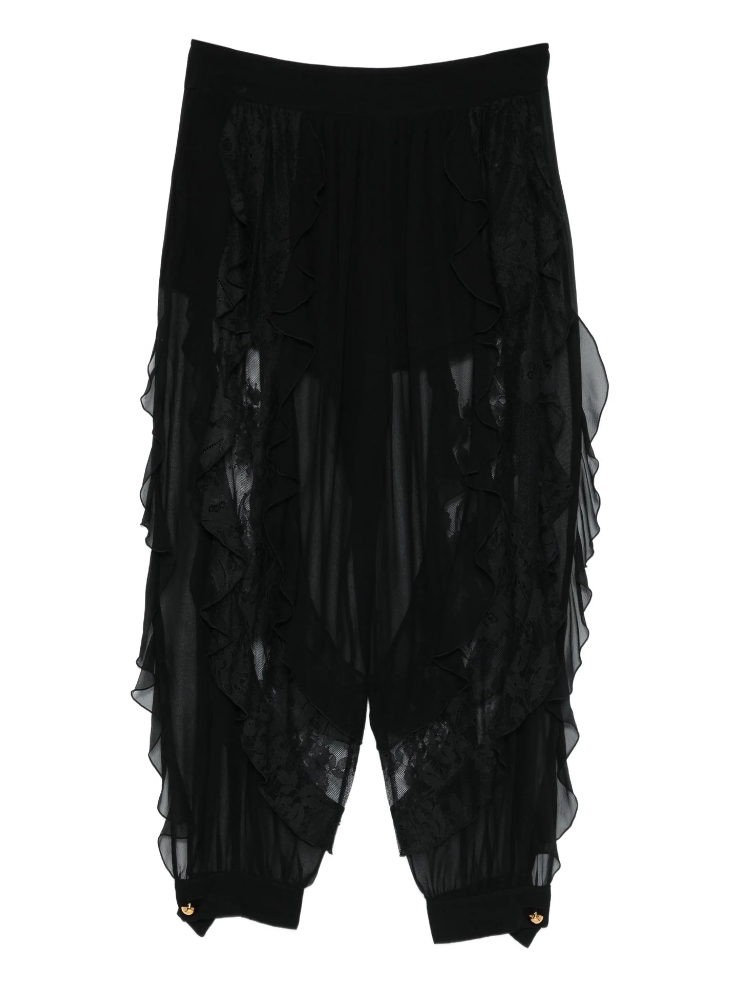 Rebellion ruffled lace trousers