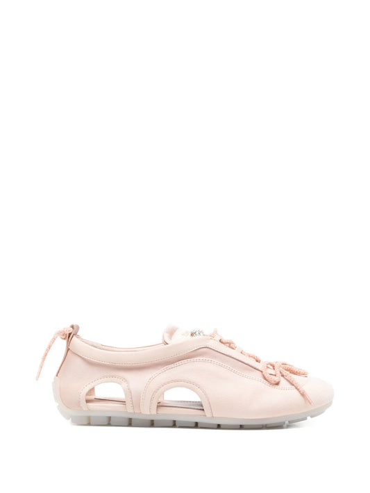 cutout ballerina grip sneakers