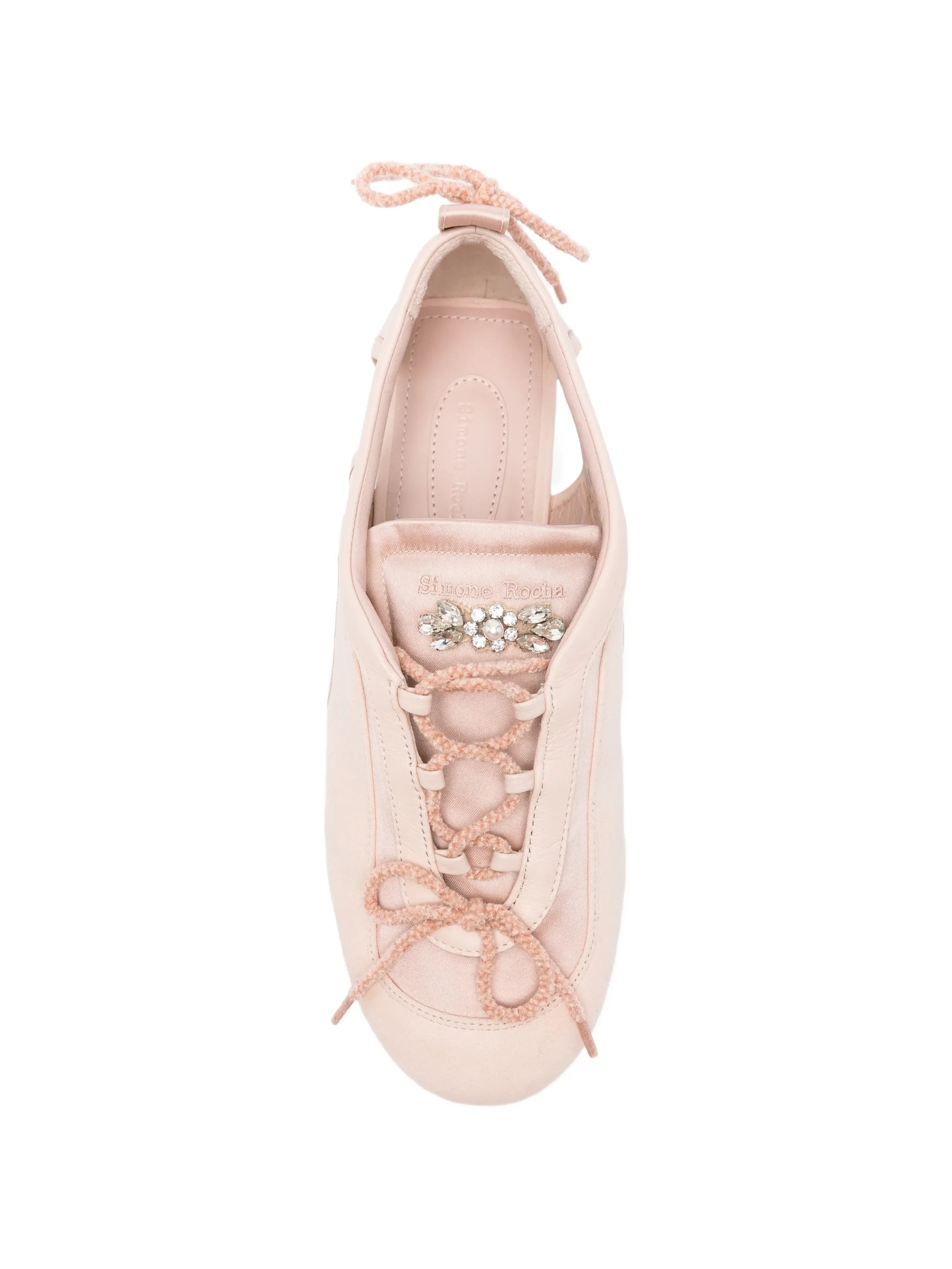 cutout ballerina grip sneakers