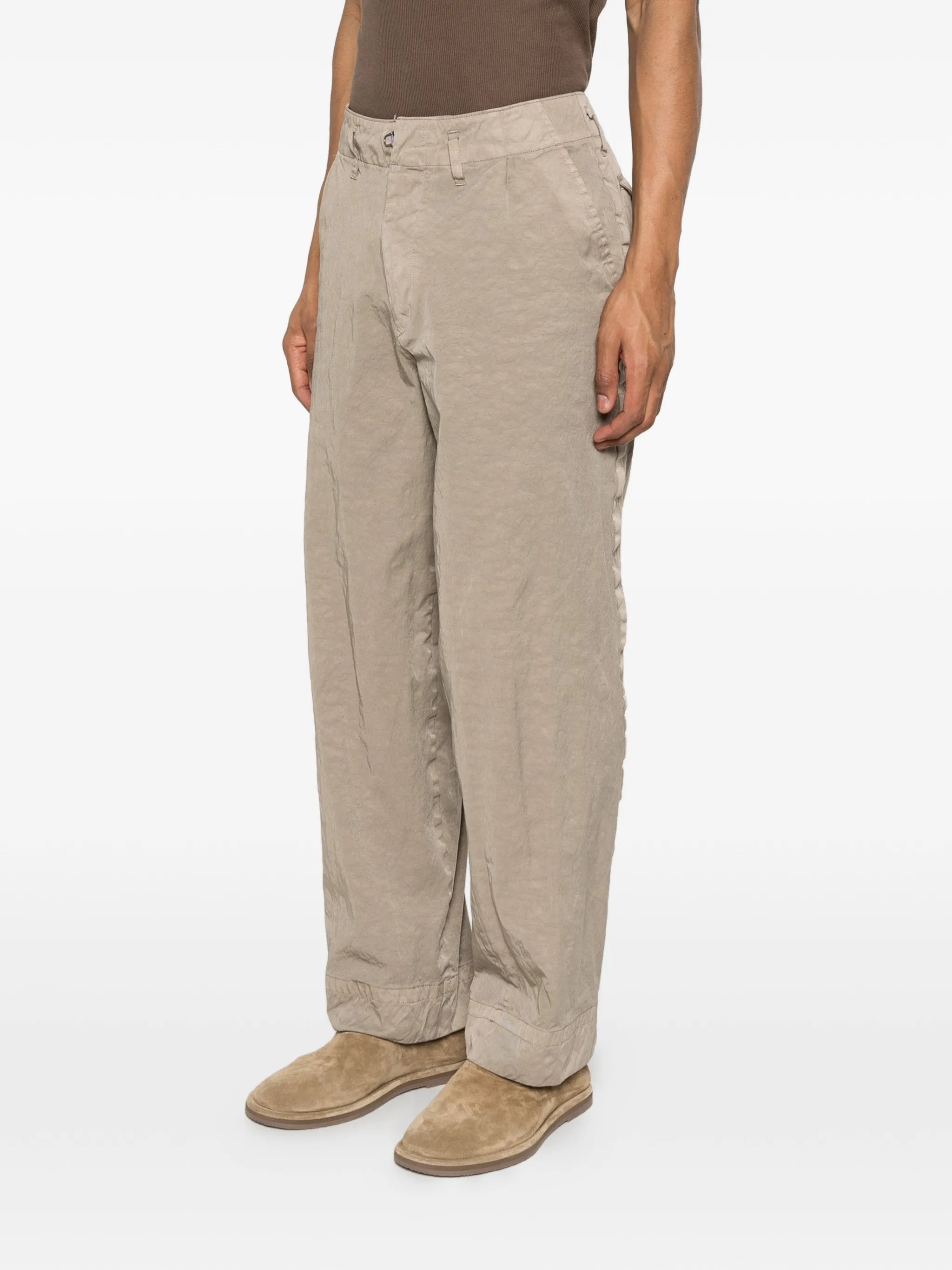 straight-leg trousers