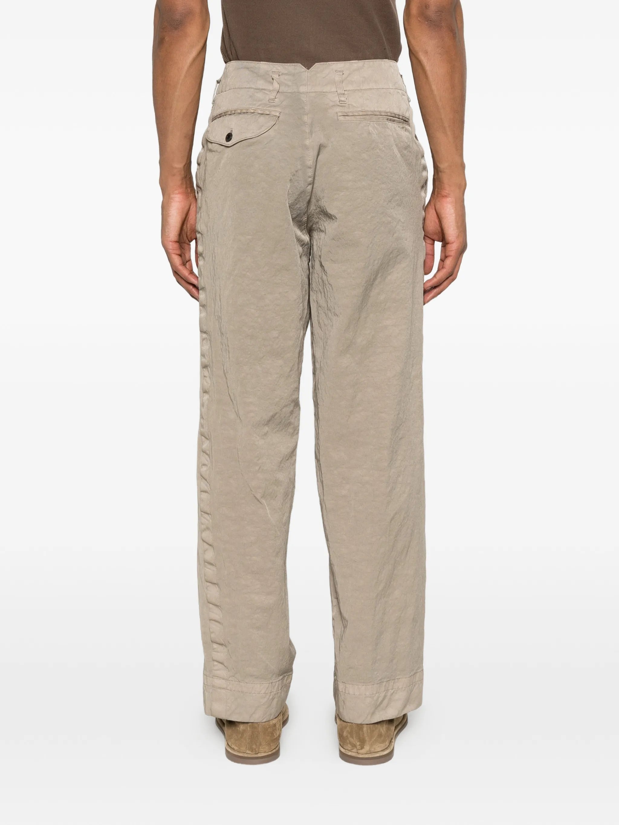 straight-leg trousers