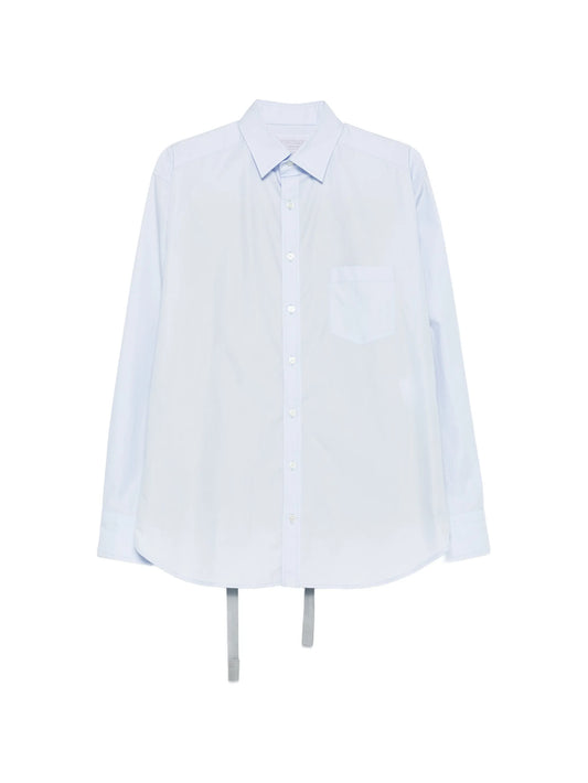 long-sleeve poplin shirt