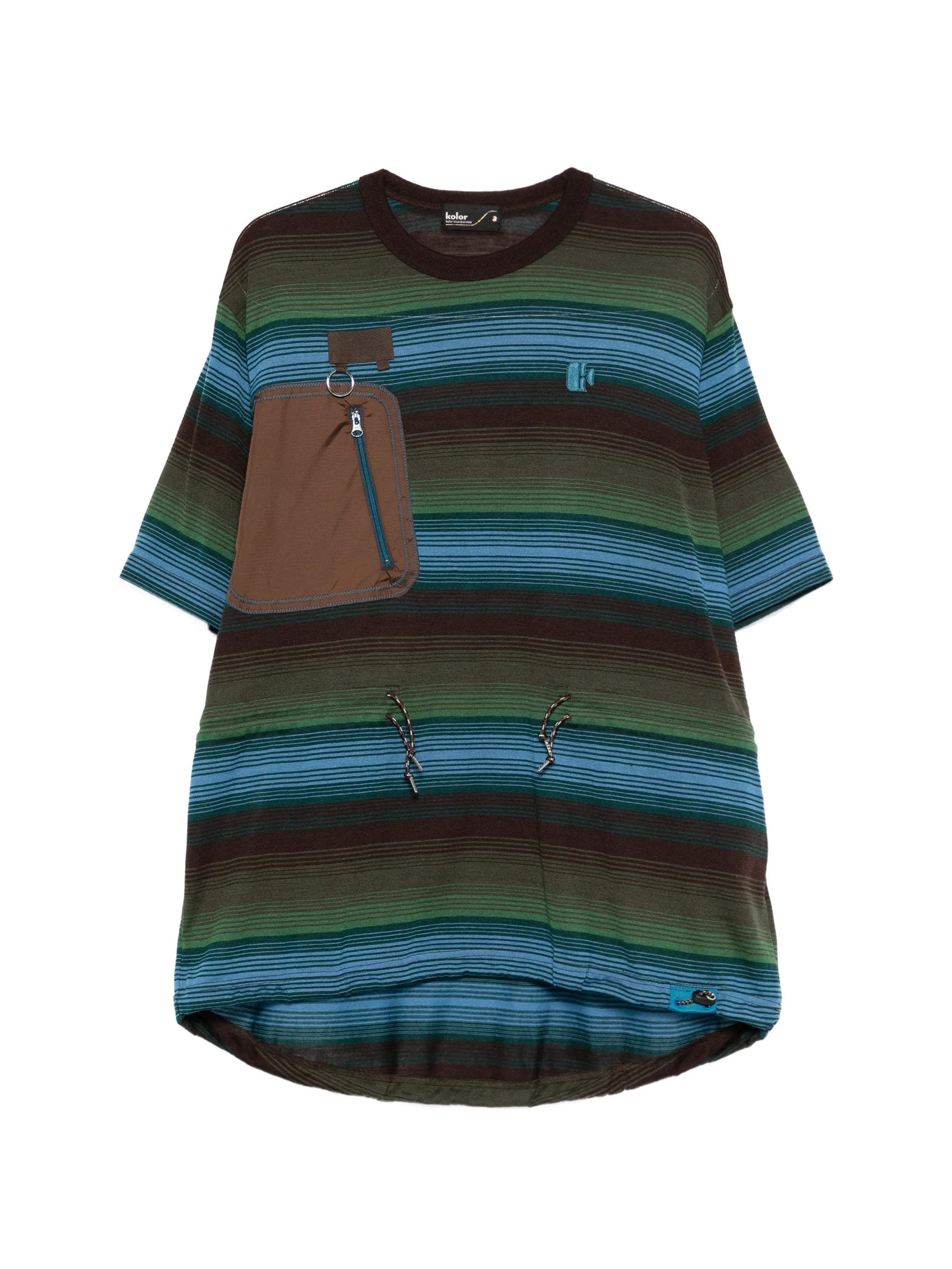 pocket striped T-shirt