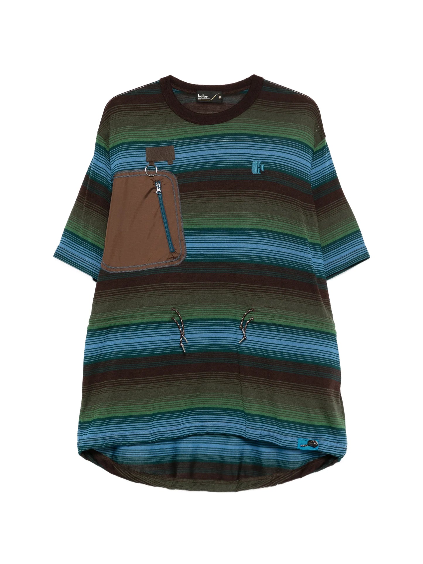 pocket striped T-shirt