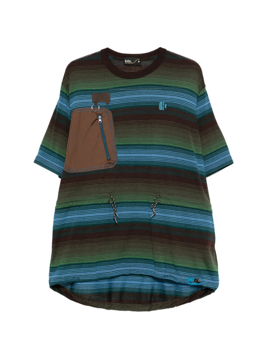 pocket striped T-shirt