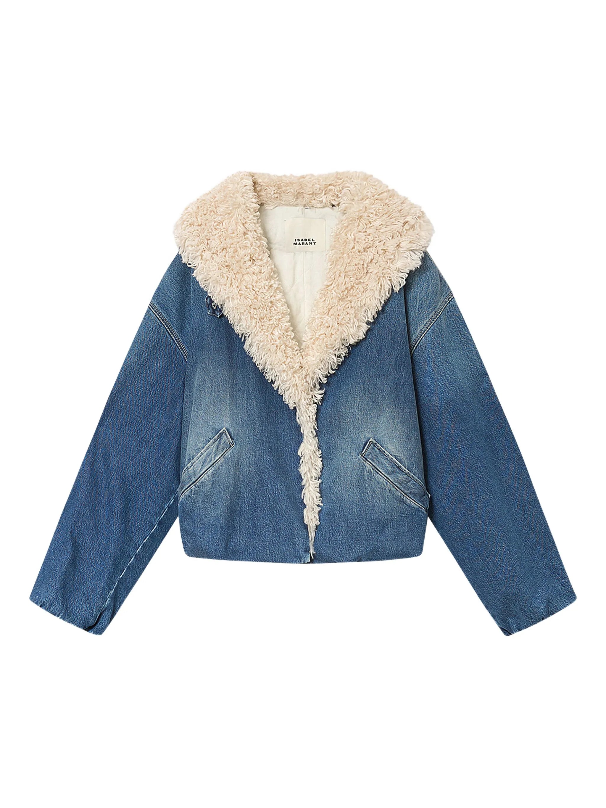 Charone fur collar jacket