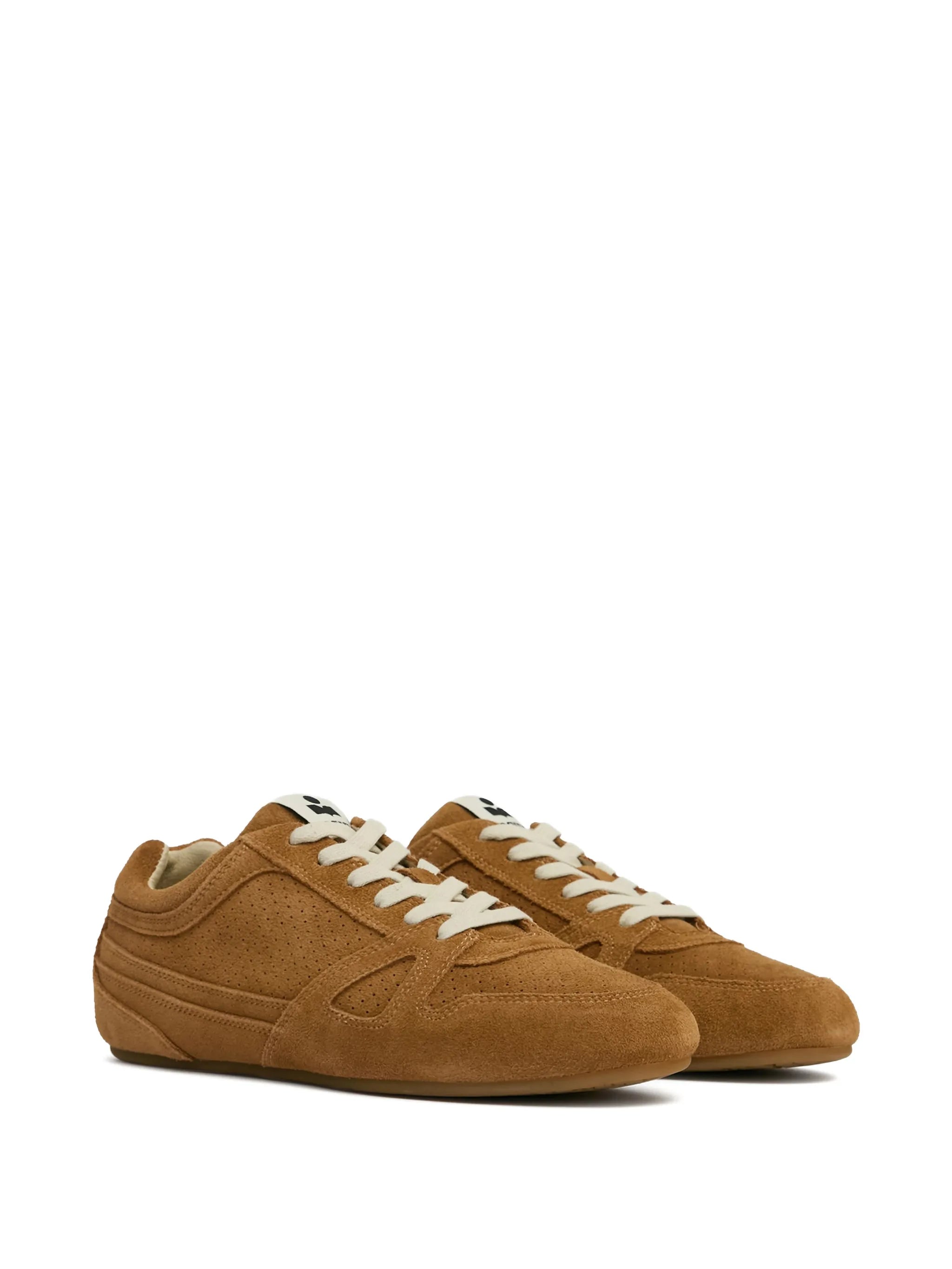 Senny low-top leather sneakers