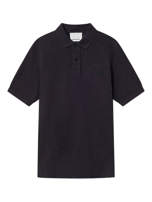 Afko embroidered polo shirt