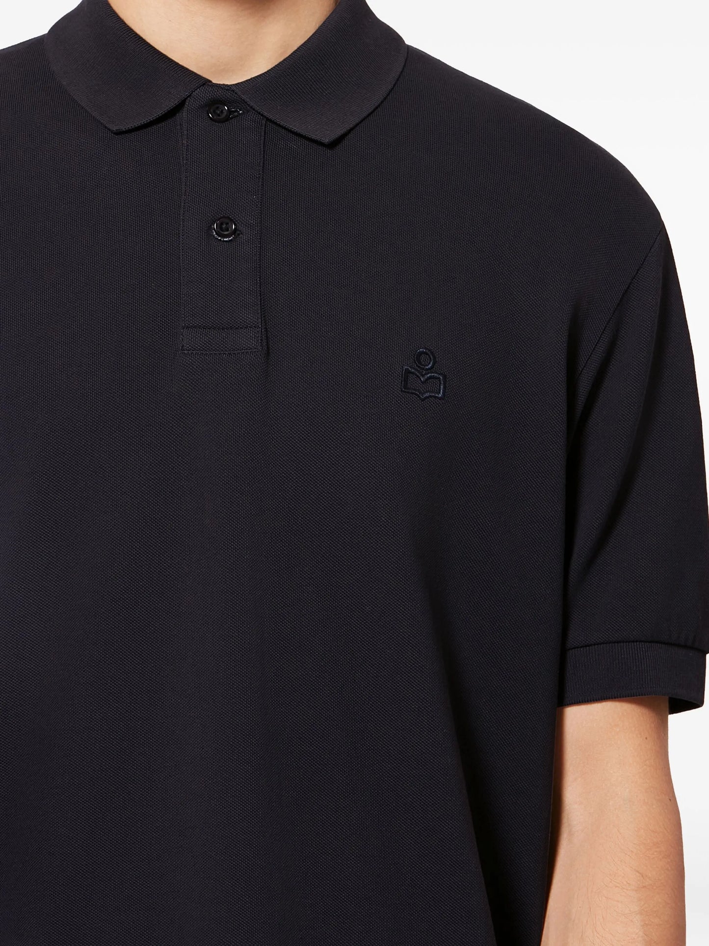 Afko embroidered polo shirt