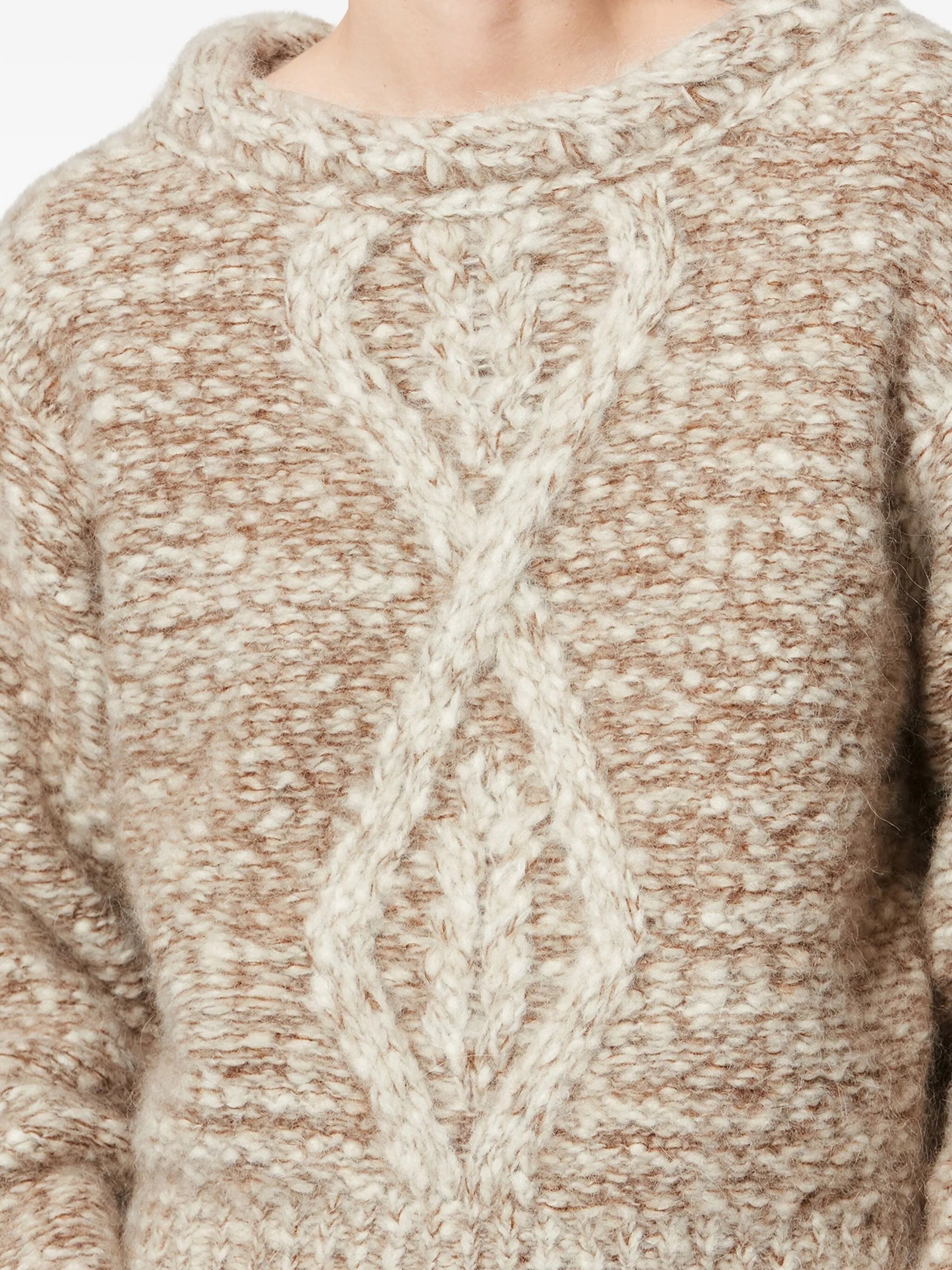 Dorota cable-knit sweater