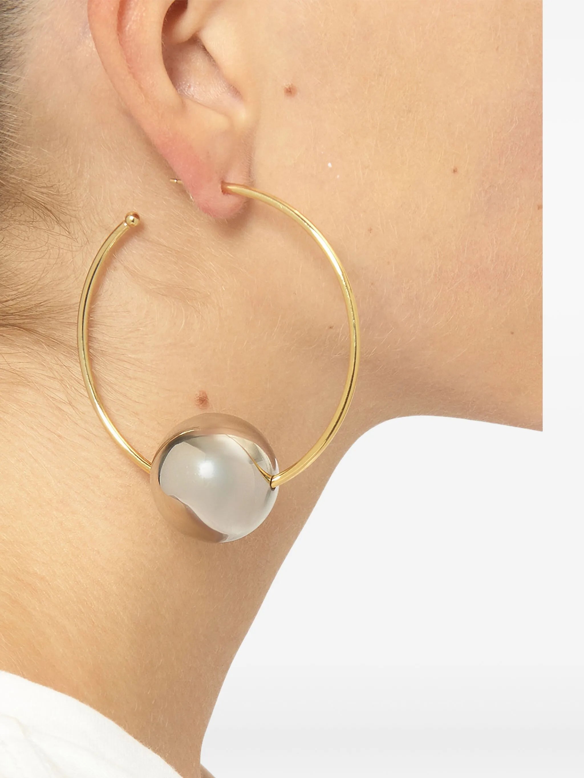 Elina large hoops earrings