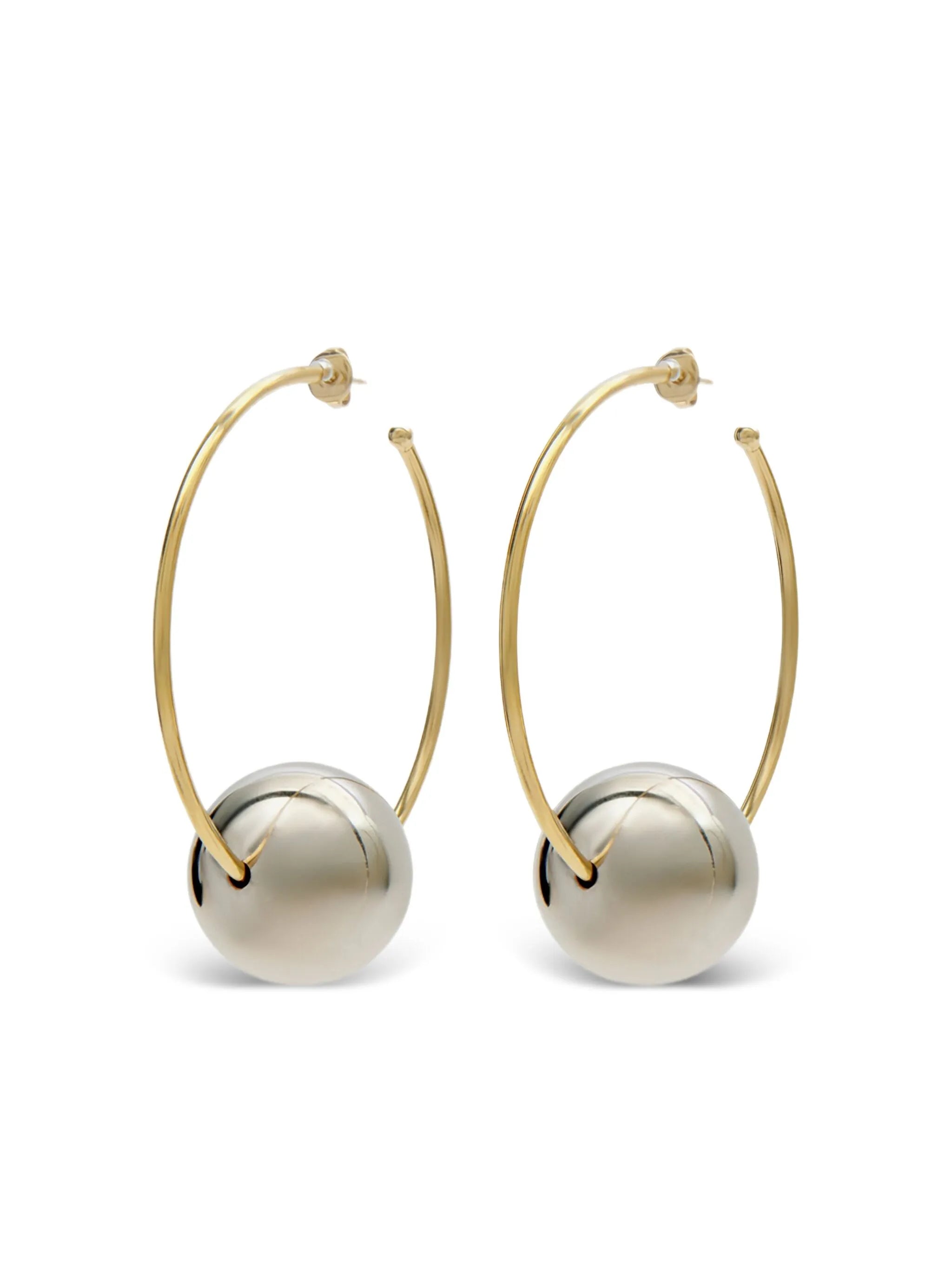 Elina large hoops earrings
