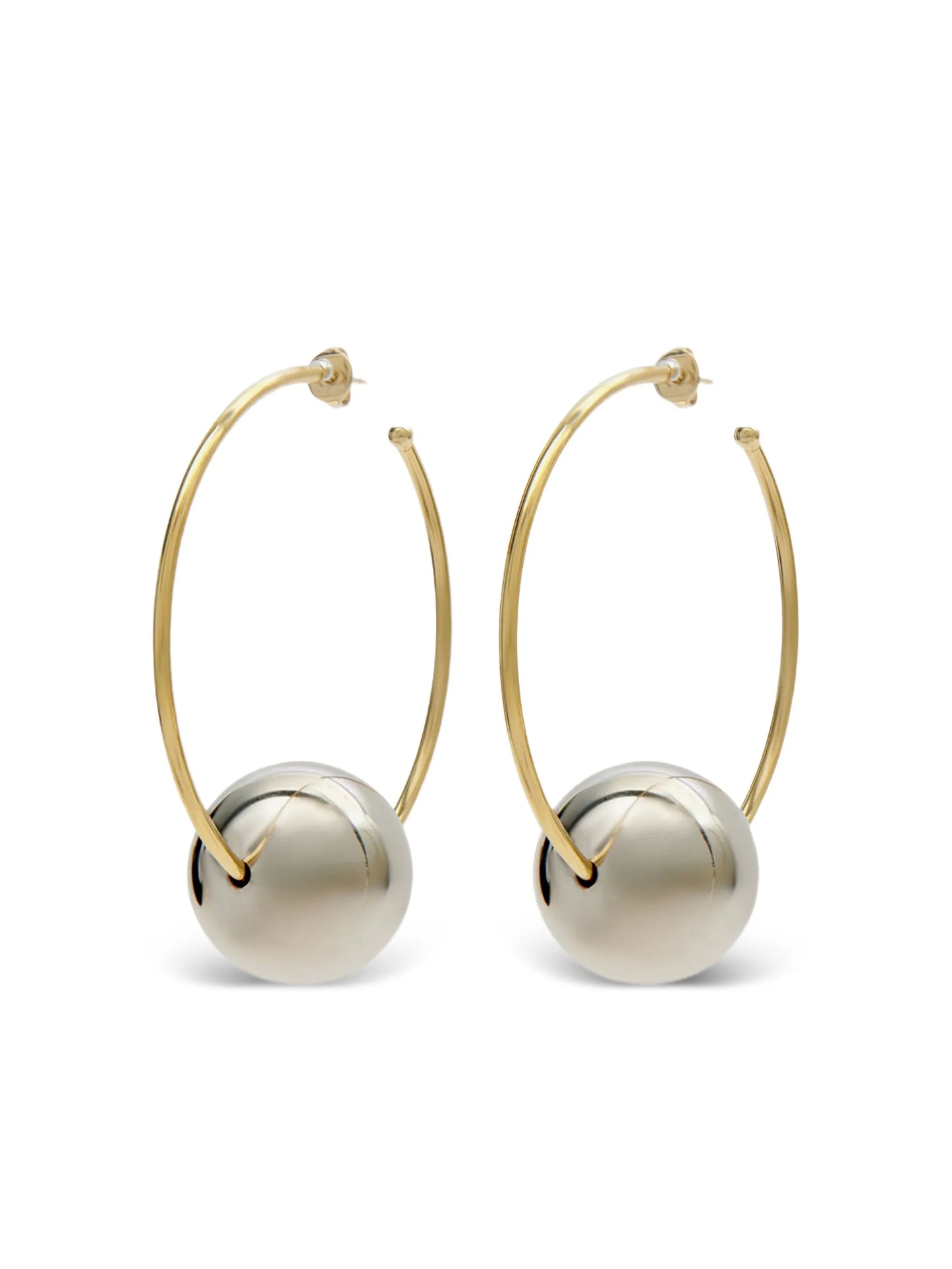 Elina large hoops earrings